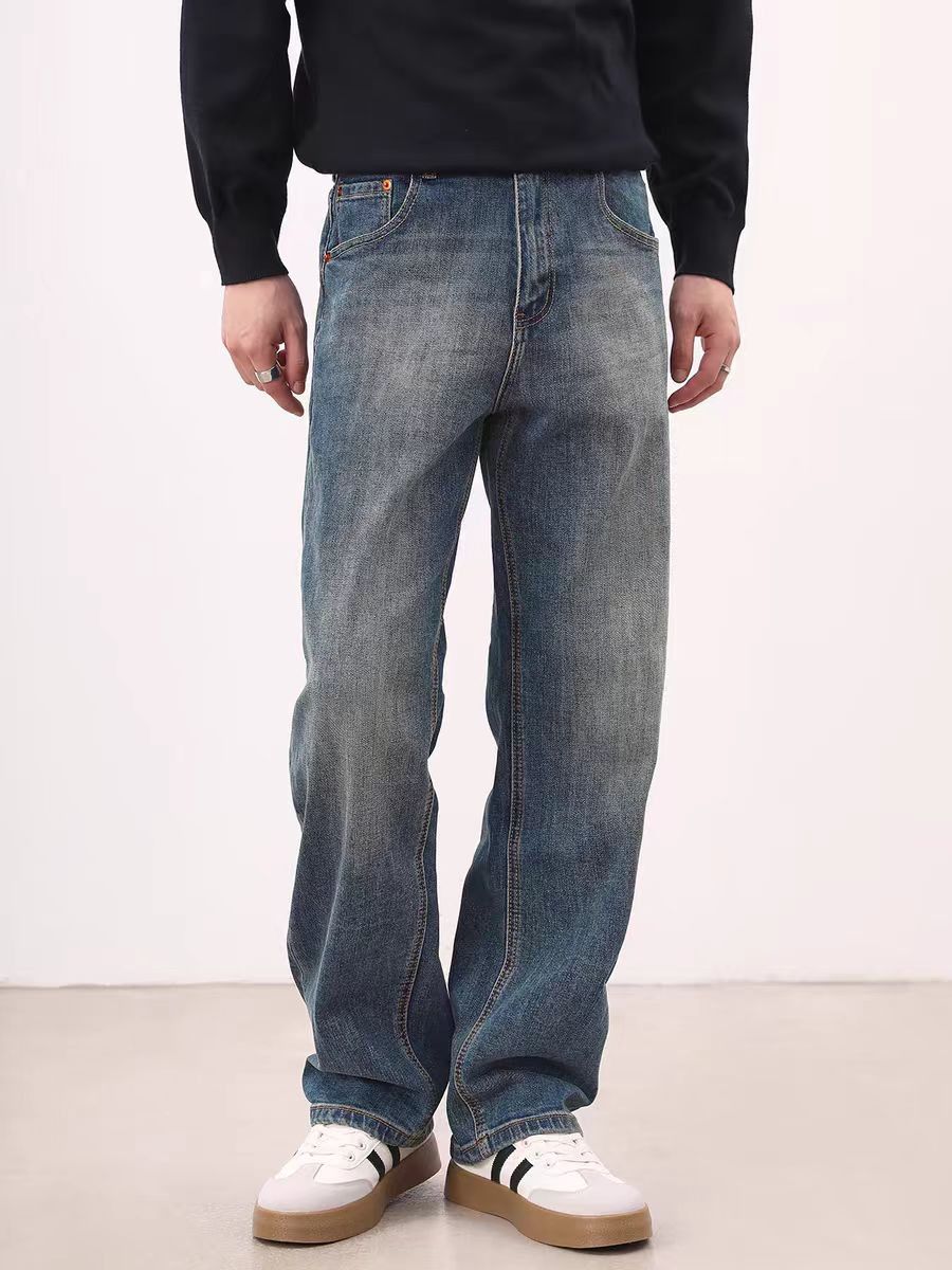 Japanese Brand × Vintage Vintage street washed and aged stretch casual jeans Y2K Size US 34 / EU 50 - 4 Thumbnail