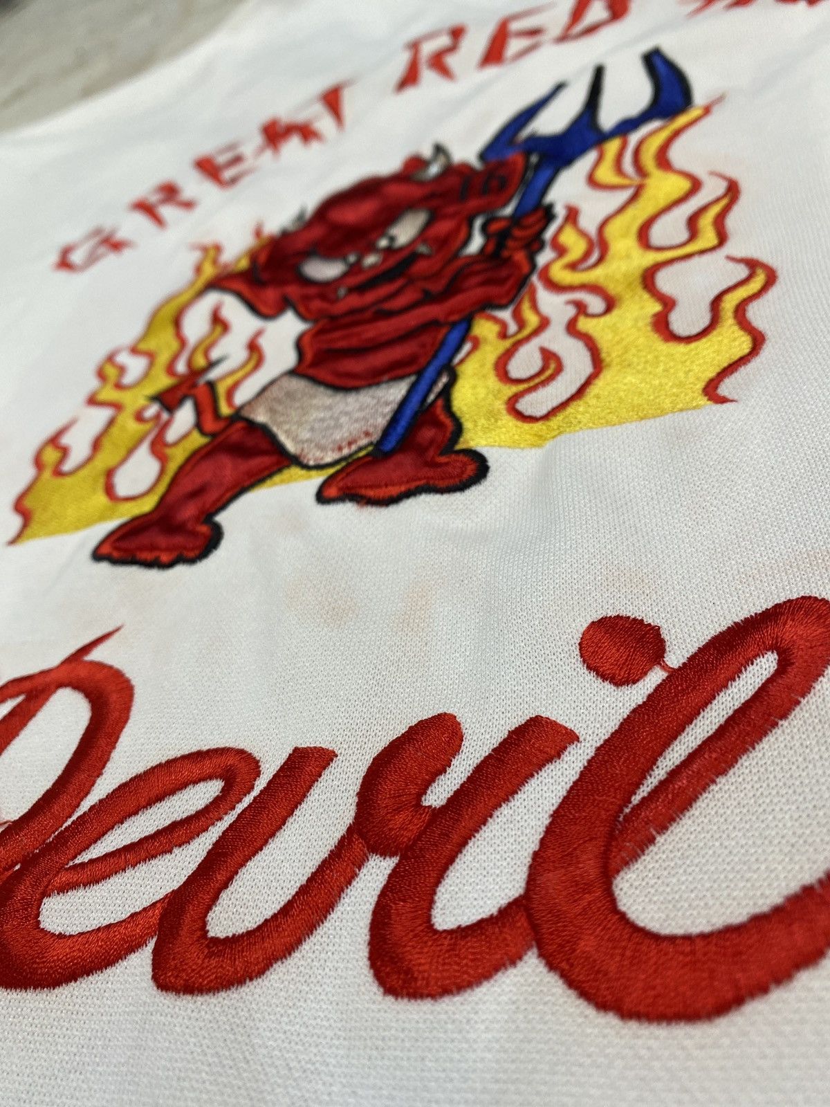 Shorty's Skateboards Vintage DOGTOWN X Devil Raglan Jersey Size US XL / EU 56 / 4 - 9 Thumbnail