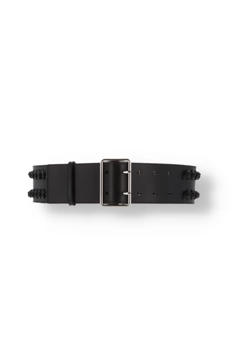 Alexander McQueen o1y0325 Size: 26 / Belt in Black Size ONE SIZE - 1 Thumbnail