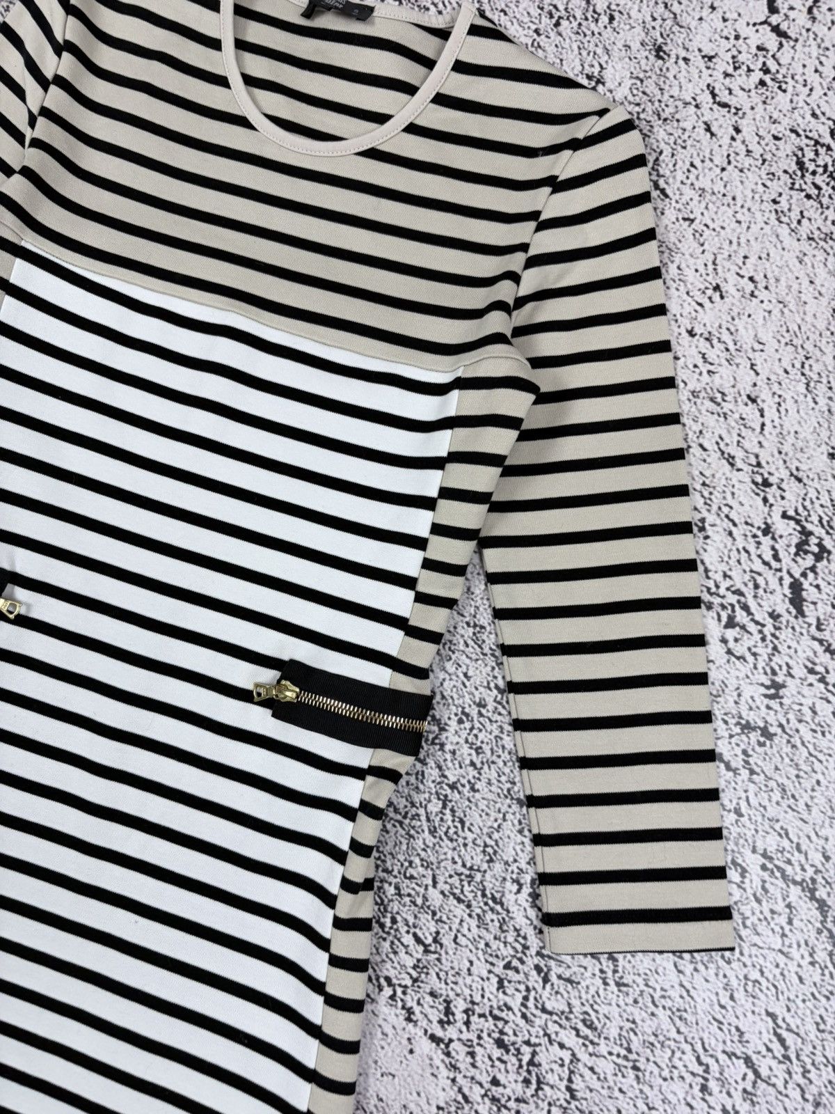 Markus Lupfer Markus Lupfer Striped Knit Bodycon Dress Size S Size S / US 4 / IT 40 - 5 Thumbnail