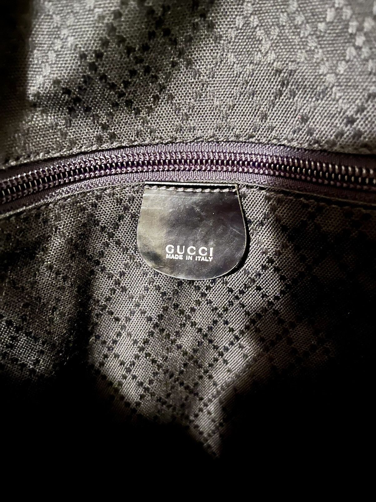 Gucci Gucci Vintage Canvas Weekender Travel Bag Size ONE SIZE - 8 Thumbnail
