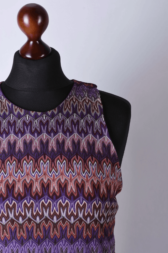 Missoni Women's MISSONI LINDEX Colorful Knit Sleeveless Dress Size M Size M / US 6-8 / IT 42-44 - 2 Thumbnail