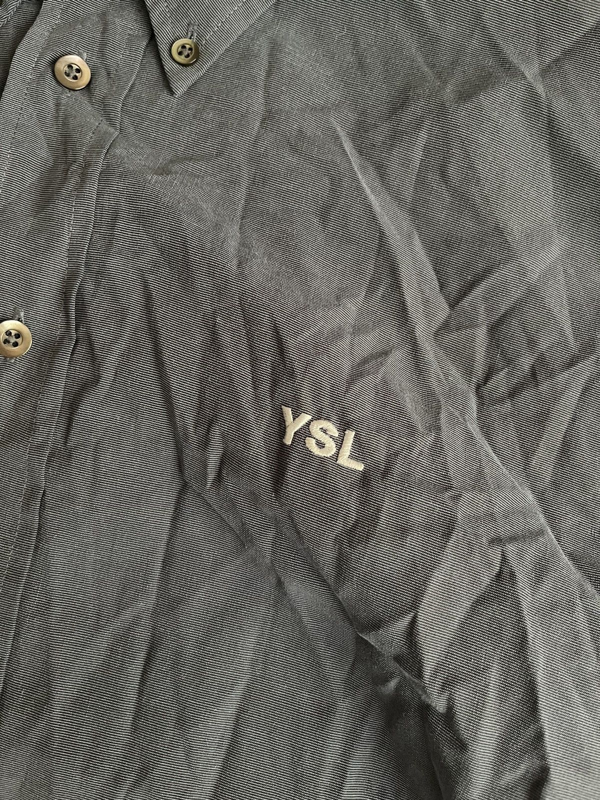 Designer × Yves Saint Laurent YVES SAINT LAURENT Vintage YSL Logo Shirt Button Ups Size US M / EU 48-50 / 2 - 4 Thumbnail