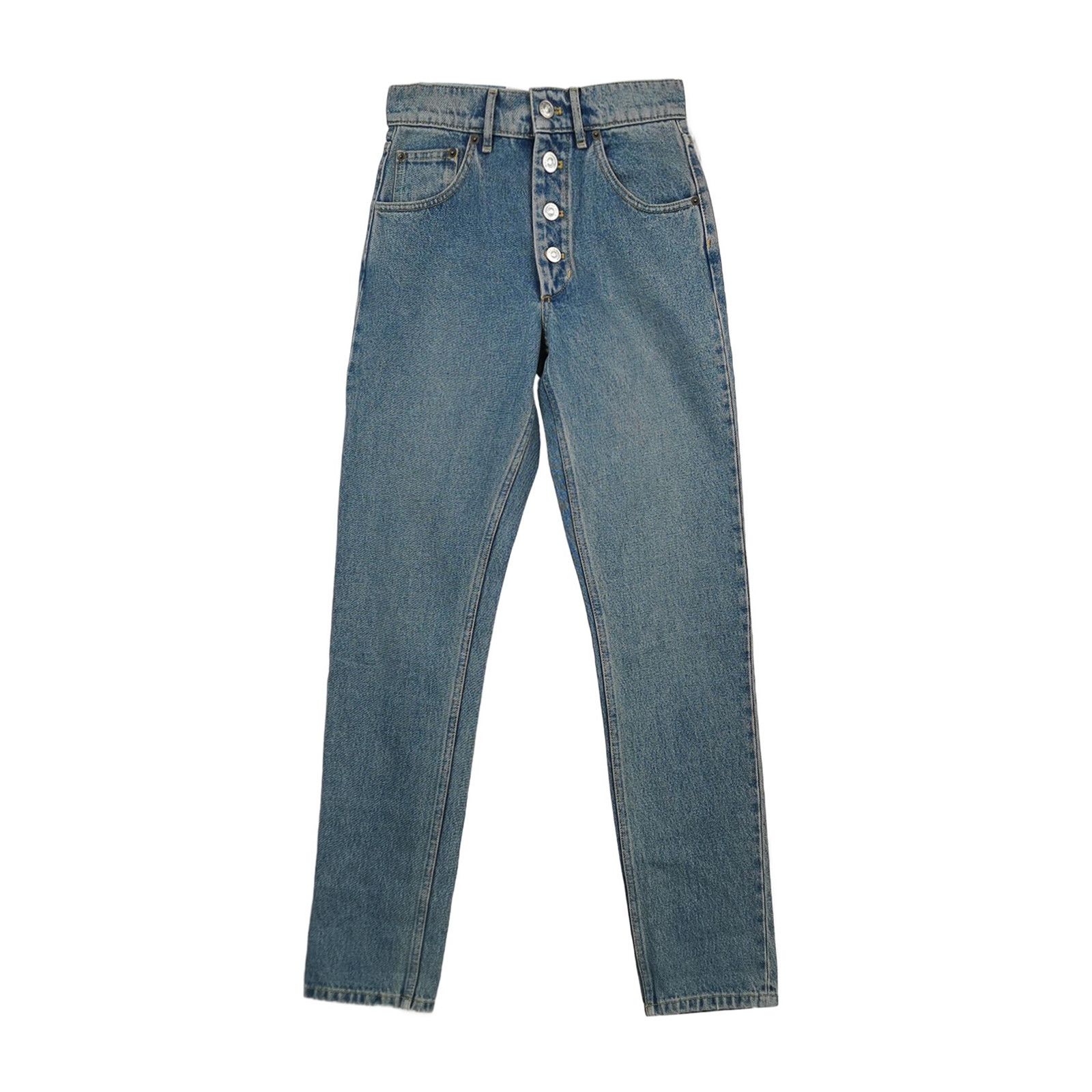 Balenciaga Balenciaga High-Waisted Denim Jeans XXS Size 34" / US 12 / IT 48 - 1 Thumbnail