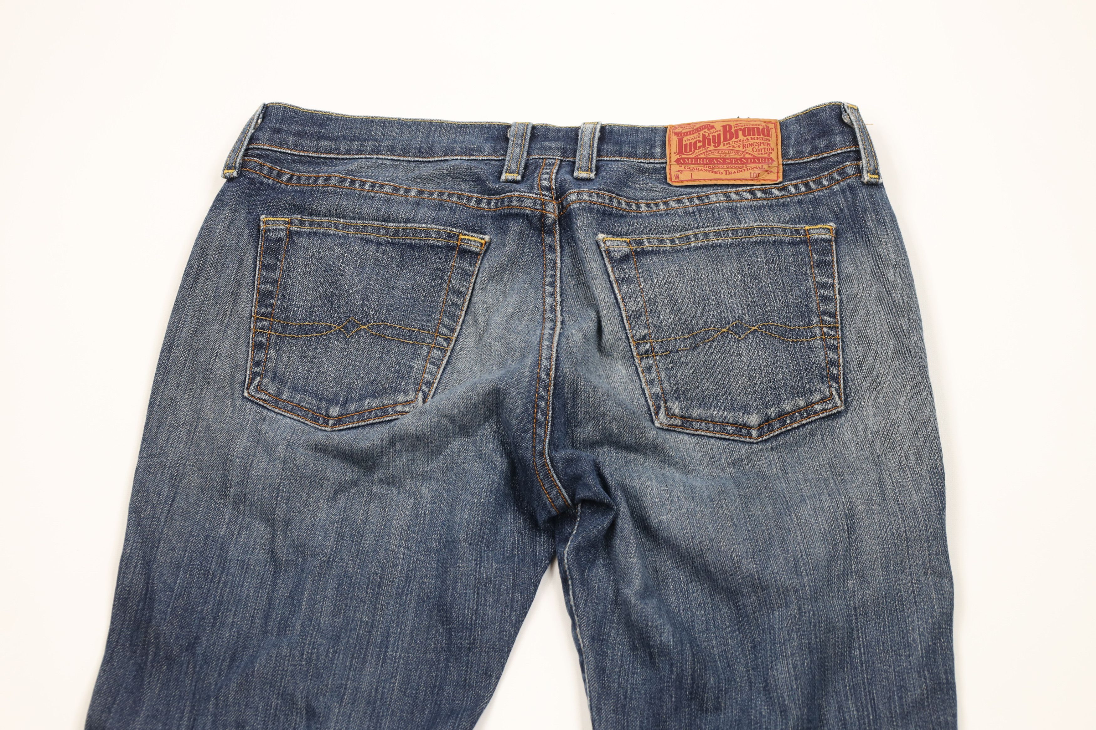 Lucky Brand Vintage Lucky Brand Jeans Flared Denim Jeans Blue USA Size 30" / US 8 / IT 44 - 11 Thumbnail