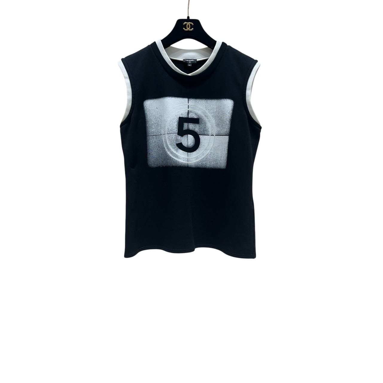 Chanel CHANEL No.5 Print Tank 2021 Runway Top Size 36 Size XS / US 0-2 / IT 36-38 - 1 Thumbnail