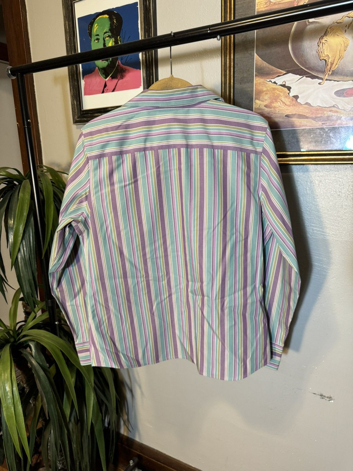 Eddie Bauer × Vintage Vintage Eddie Bauer Striped Shirt Size L / US 10 / IT 46 - 2 Thumbnail