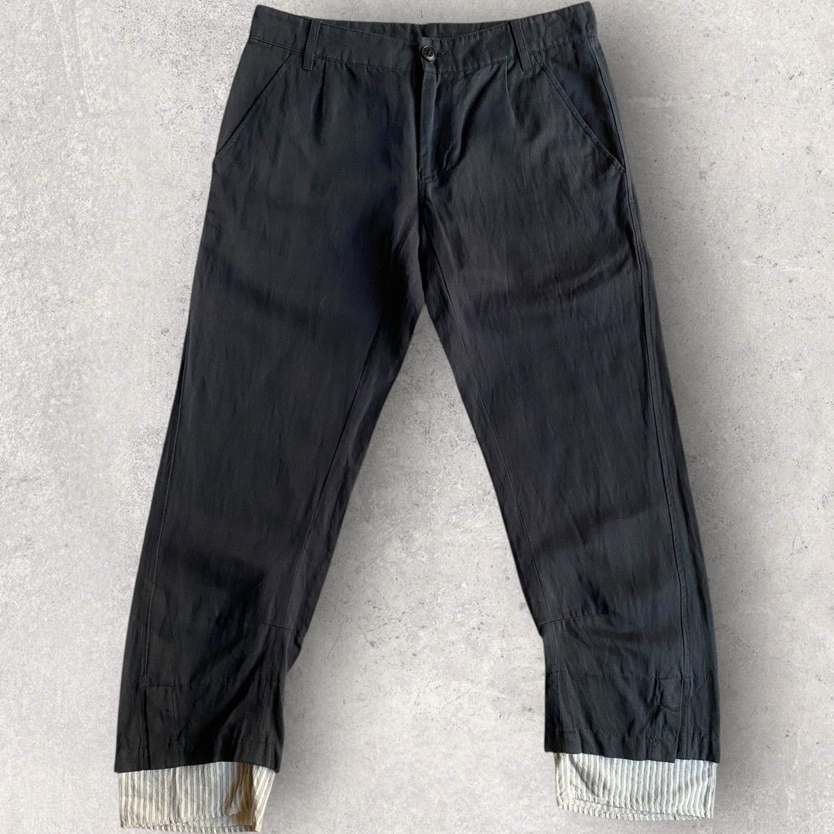 Ann Demeulemeester Ann Demeulemeester Layer Hem Pants Size US 30 / EU 46 - 1 Thumbnail