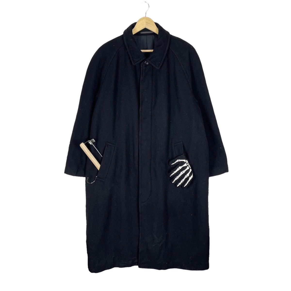 Comme des Garcons Homme 🌟COMME DES GARCONS HOMME AW1994 LONG COAT BUTTON JACKET Size US M / EU 48-50 / 2 - 1 Thumbnail