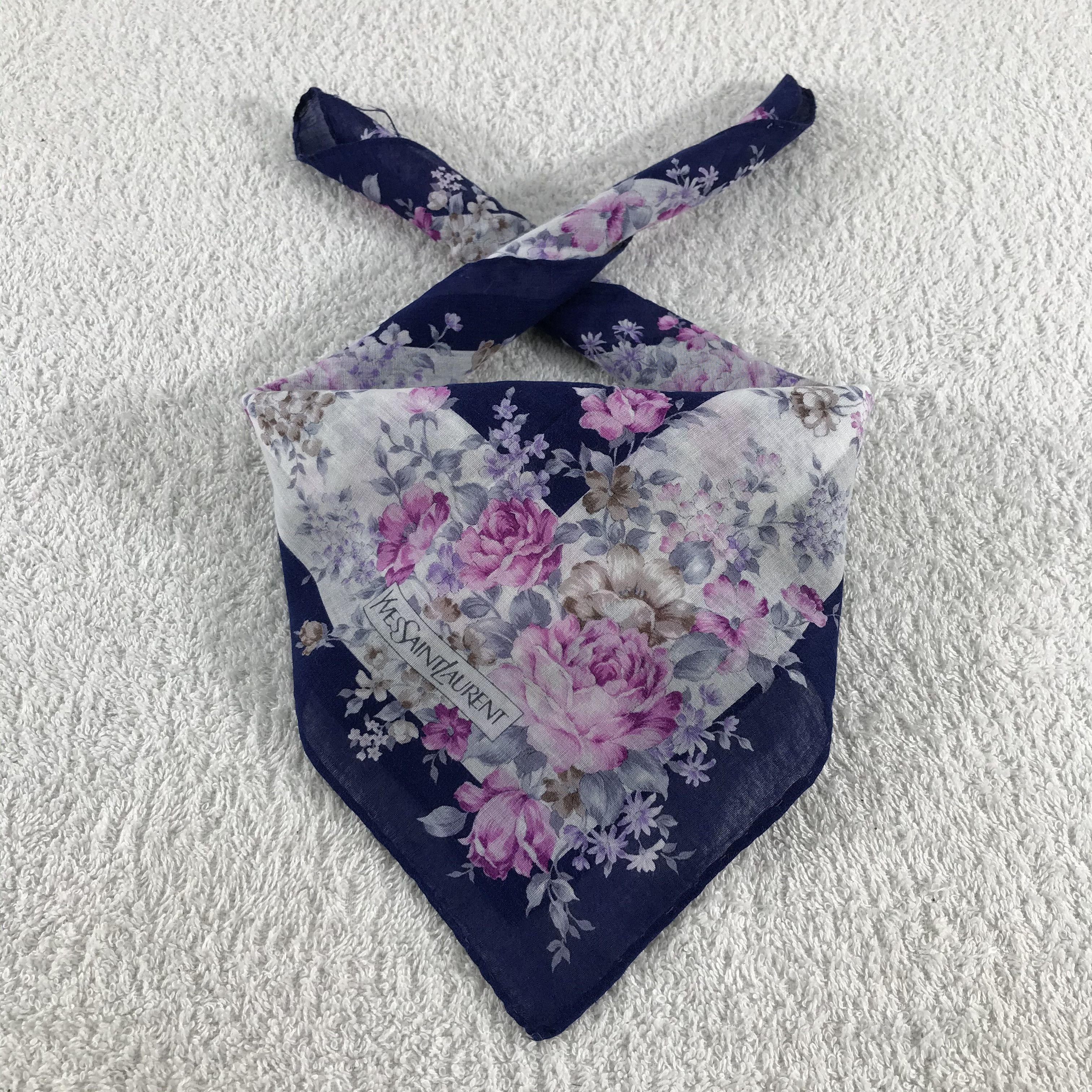 Vintage × Yves Saint Laurent Yves Saint Laurent Handkerchief / Neckerchief / Bandana Size ONE SIZE - 1 Thumbnail