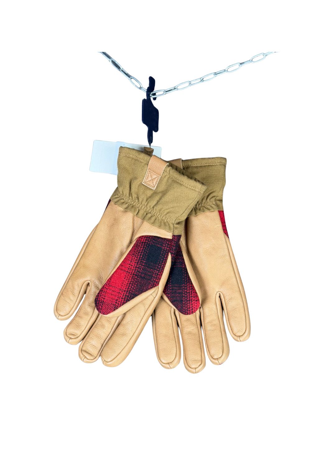 Polo Ralph Lauren PRL Buffalo Plaid Leather Gloves – fw15 (Archive-Inspired) Size ONE SIZE - 3 Thumbnail