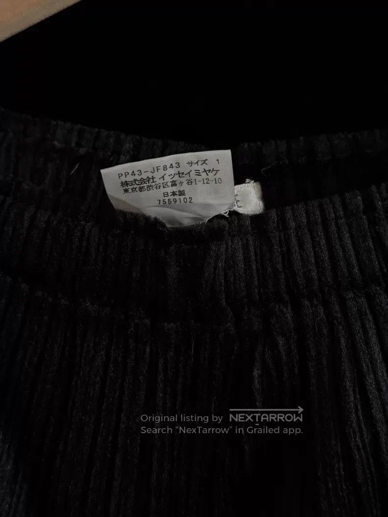 Issey Miyake Issey Miyake size:1 Black Ruffle Straight Pants Size 22" - 5 Thumbnail