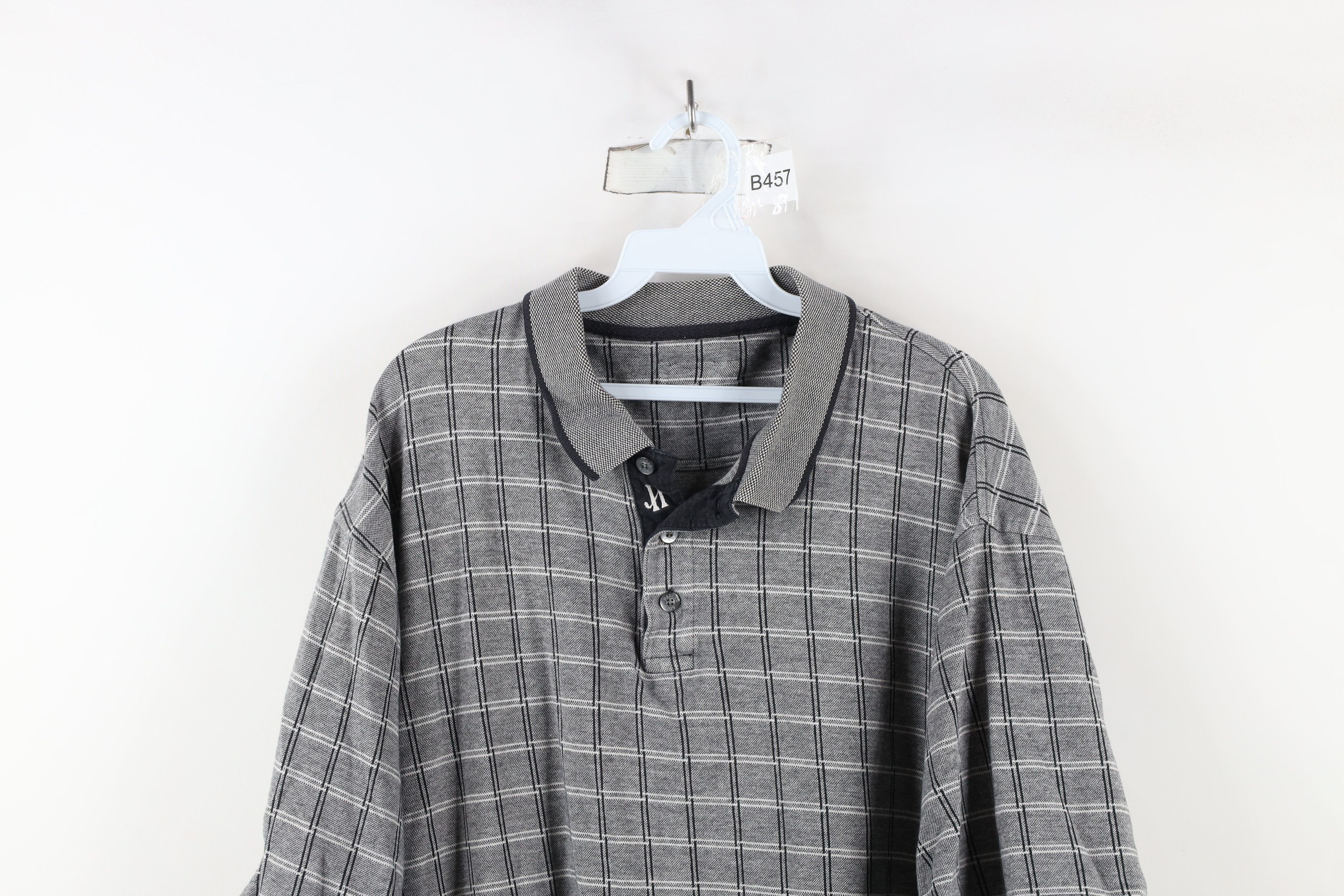 Vintage Vintage 90s Streetwear Checkered Collared Golf Polo Shirt Size US XL / EU 56 / 4 - 2 Thumbnail