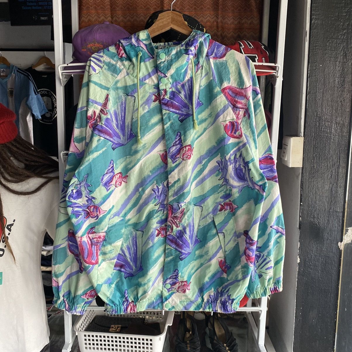 O'Neill ⛷Vintage O’NEILL Sea World Windbreaker JACKET Hoodie Size US L / EU 52-54 / 3 - 1 Thumbnail
