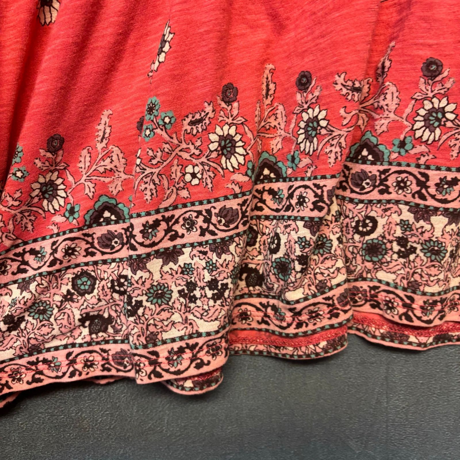 Lucky Brand Lucky Brand Babydoll Blouse Boho Hippy Peasant Cottage Fairy Size L / US 10 / IT 46 - 2 Thumbnail