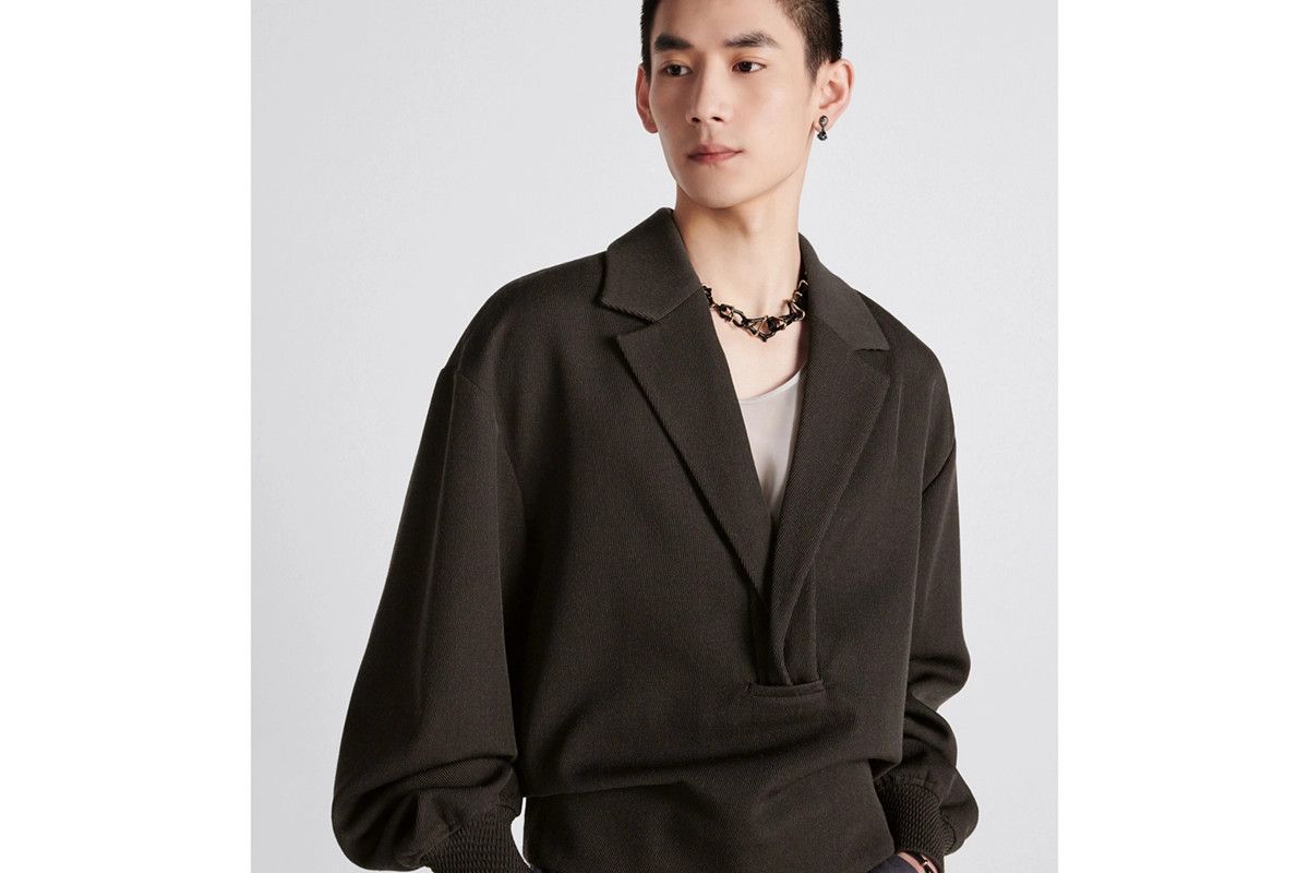 Dior o1w1db11024 Pull-Over Jacket in Brown Size US XS / EU 42 / 0 - 7 Thumbnail