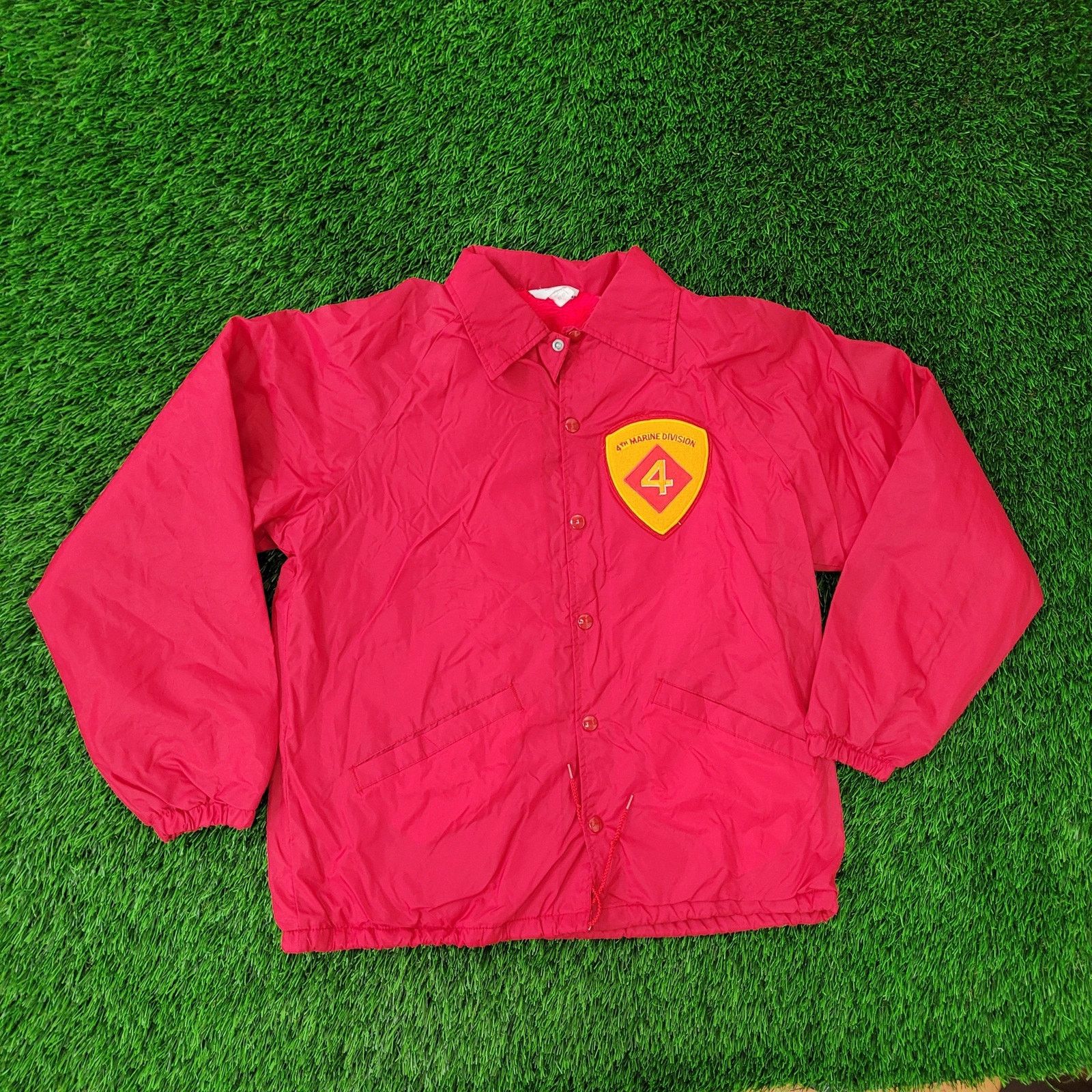 Other Vintage 70s USMC 4th Marine Jacket Medium 22x25 Baggy Red Size US M / EU 48-50 / 2 - 1 Thumbnail