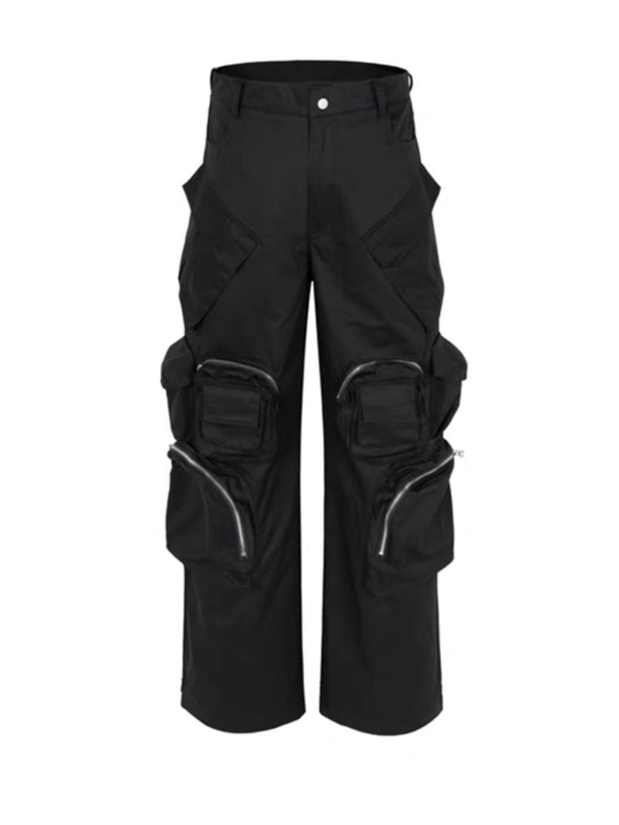 Japanese Brand × Vintage Multi pocket utility grunge baggy cargo pants Size US 34 / EU 50 - 4 Thumbnail