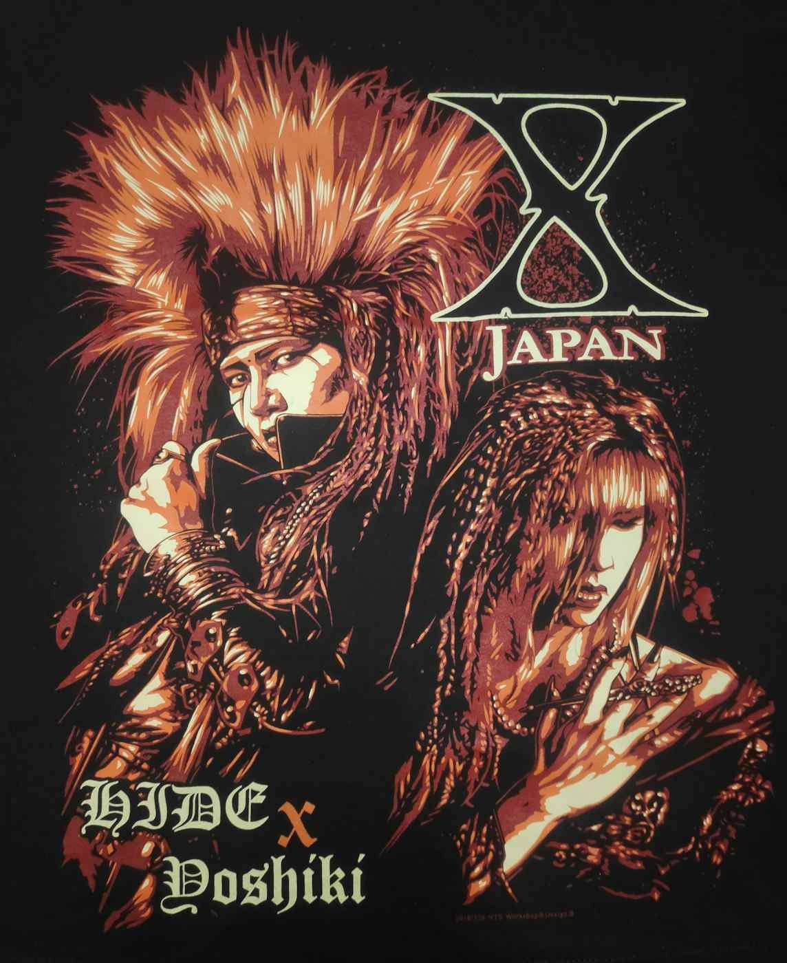 Band Tees × Japanese Brand RARE Bootleg Japanese Band X Japan Yoshiki Hide Size US L / EU 52-54 / 3 - 5 Thumbnail