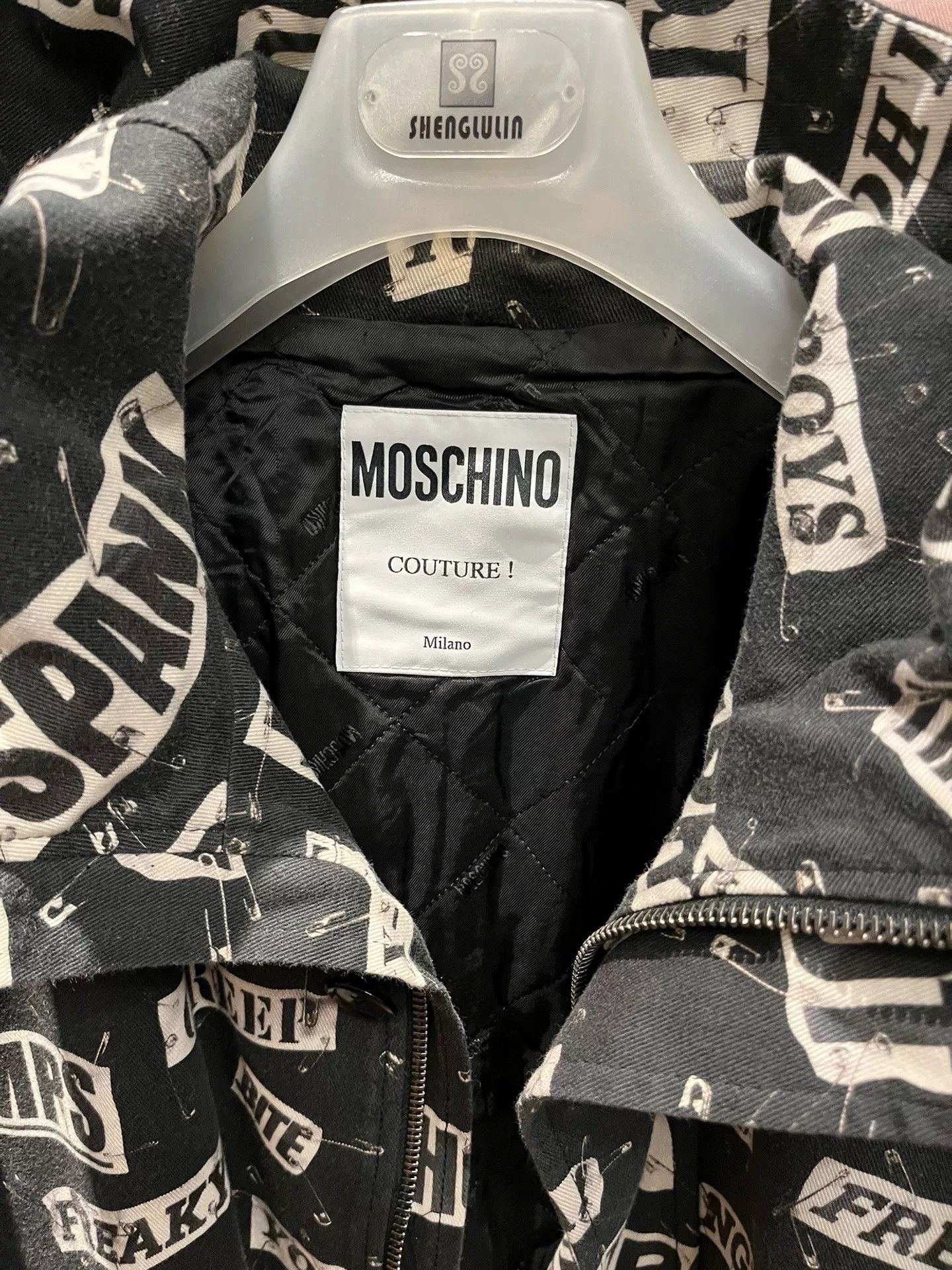 Moschino Moschino Slogan Print Parka Coat Size US S / EU 44-46 / 1 - 3 Thumbnail