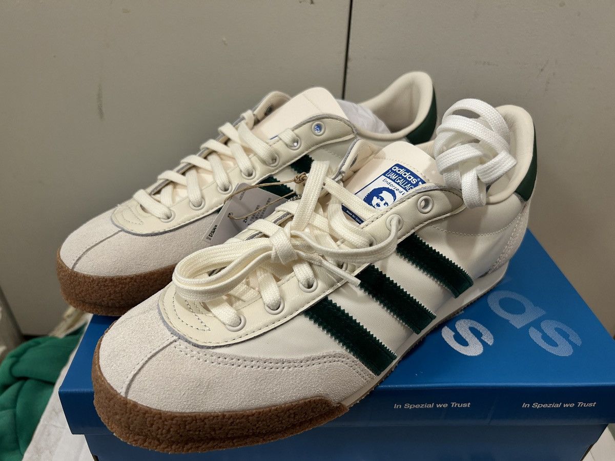 Adidas Size 10 - adidas LG2 SPZL x Liam Gallagher Low Bottle Green Size US 10 / EU 43 - 3 Thumbnail