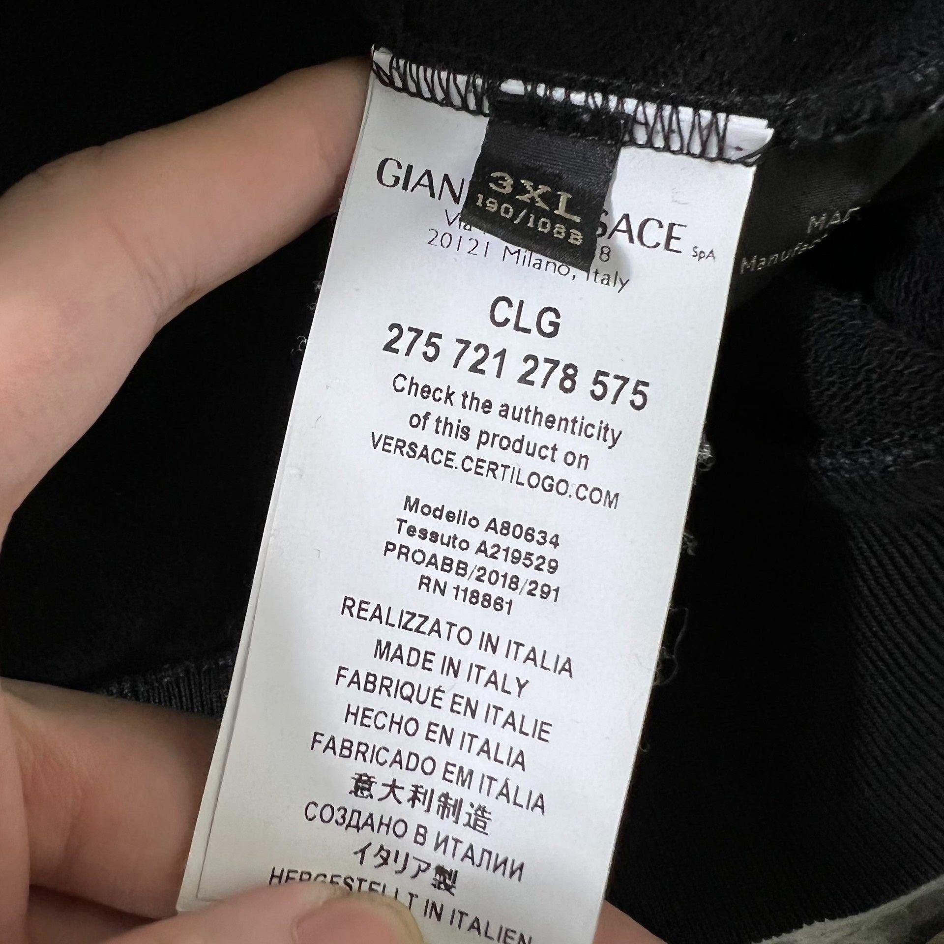 Versace Versace Zipper Hooded Jacket Size US XXL / EU 58 / 5 - 3 Thumbnail