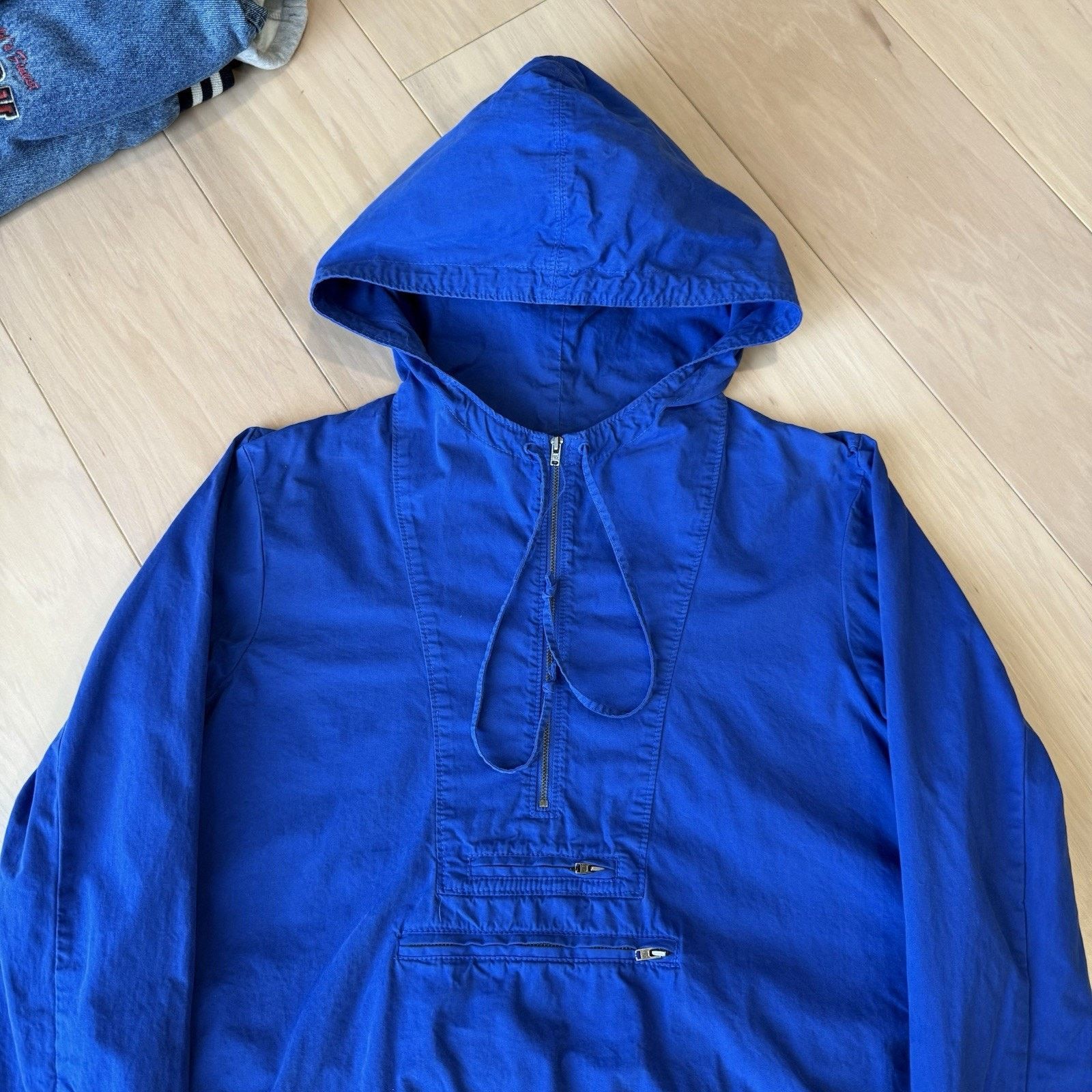 J.Crew J Crew Anorak Small Blue 1/2 Zip Cotton Pullover Heritage Size US S / EU 44-46 / 1 - 4 Thumbnail