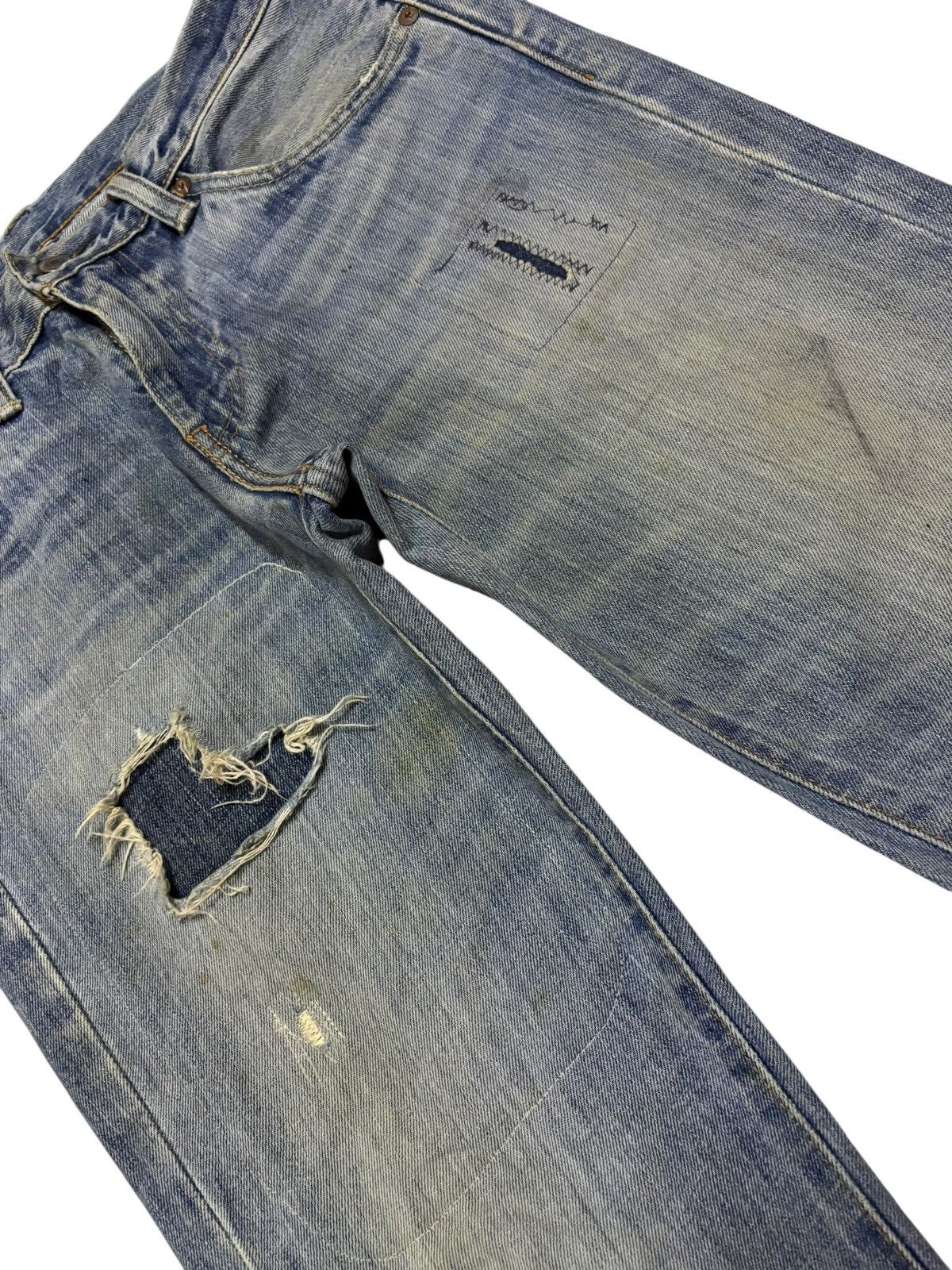 Levi's Vtg Y2k Levis 511 Distressed Jeans Size US 29 - 4 Thumbnail