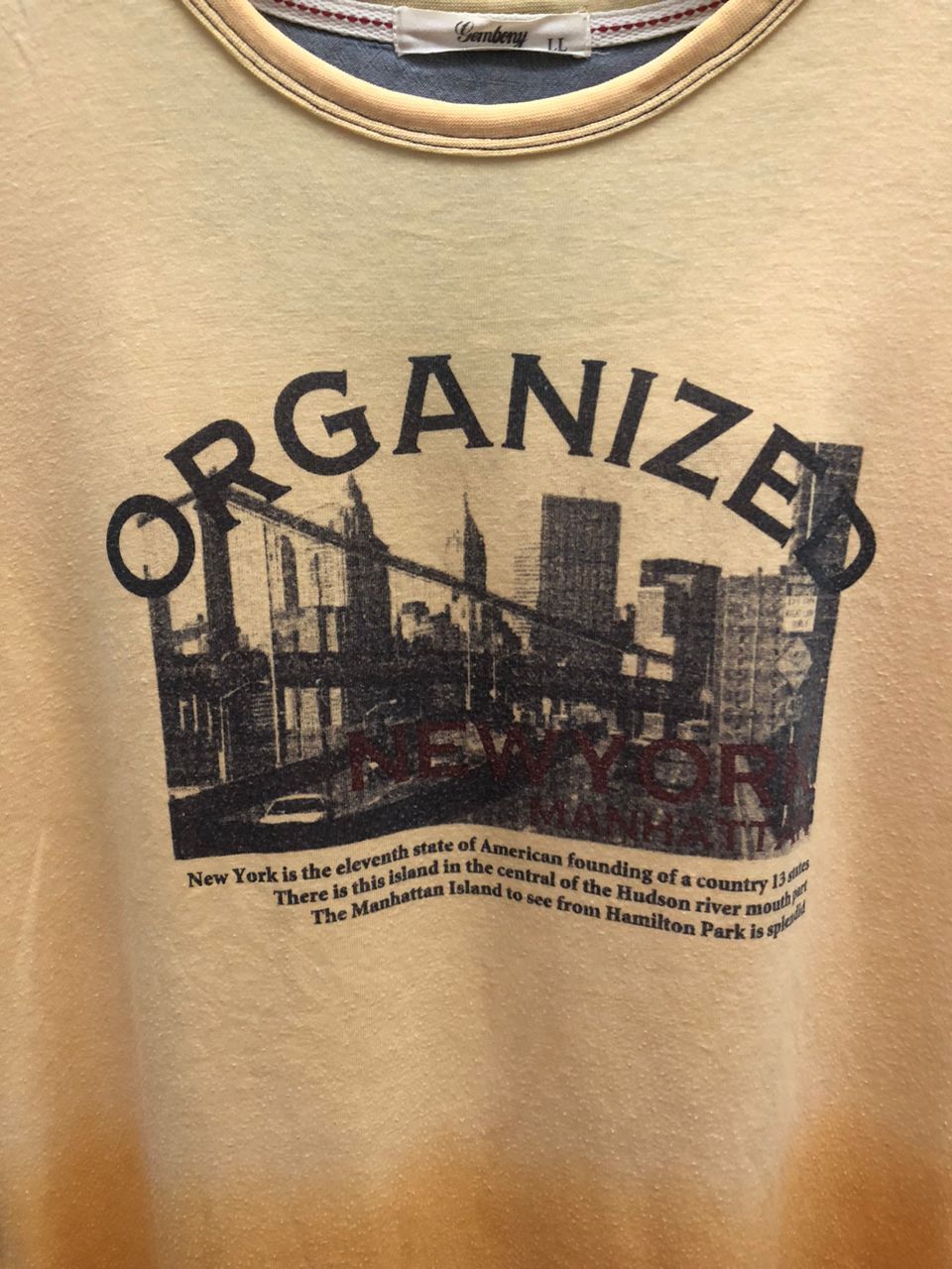 Vintage vintage Gembony ORGANIZED NEW YORK Size US L / EU 52-54 / 3 - 10 Thumbnail