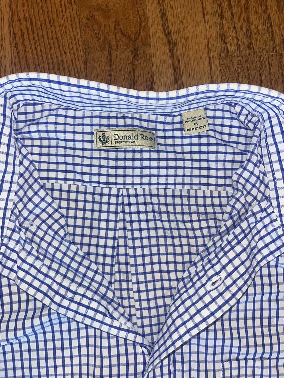 Donald Ross Mens Long Sleeve Button-Up Donald Ross Sportswear Size US M / EU 48-50 / 2 - 3 Thumbnail