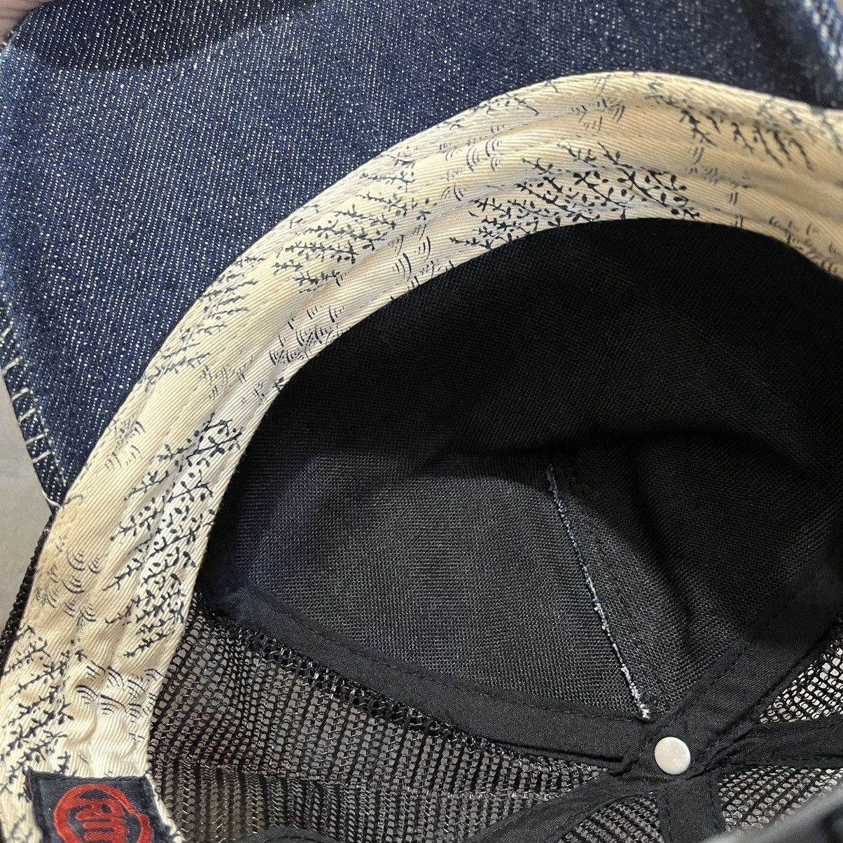 RMC Jeans RMC Japan Tsunami Wave Denim Mesh Cap Size ONE SIZE - 13 Thumbnail