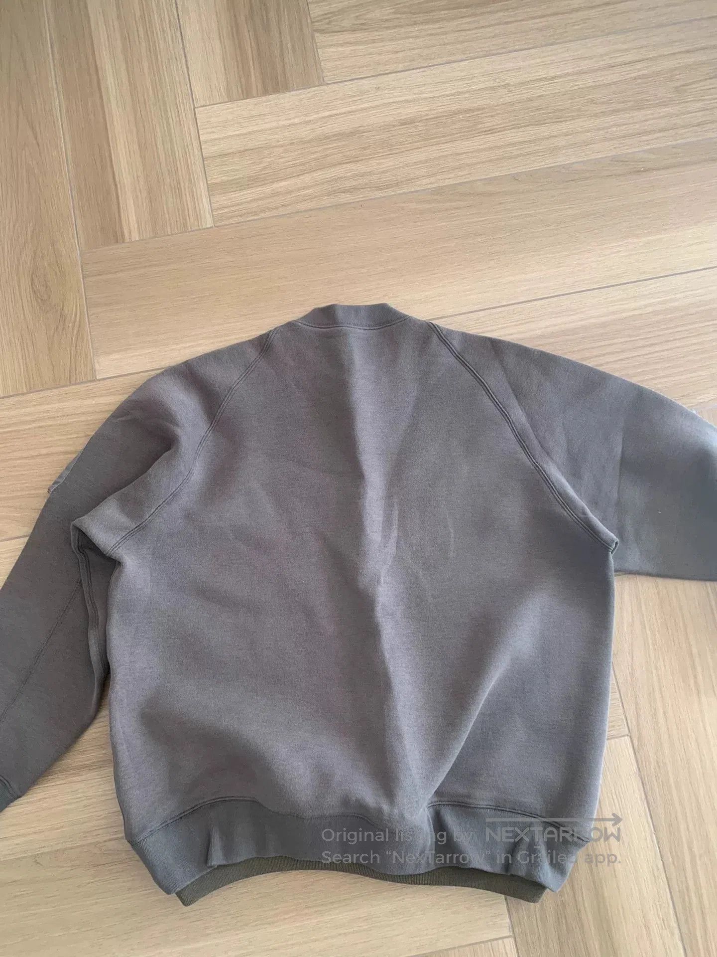 Sacai sacai sponge nylon sweatshirt in gray brown. Size US L / EU 52-54 / 3 - 8 Thumbnail