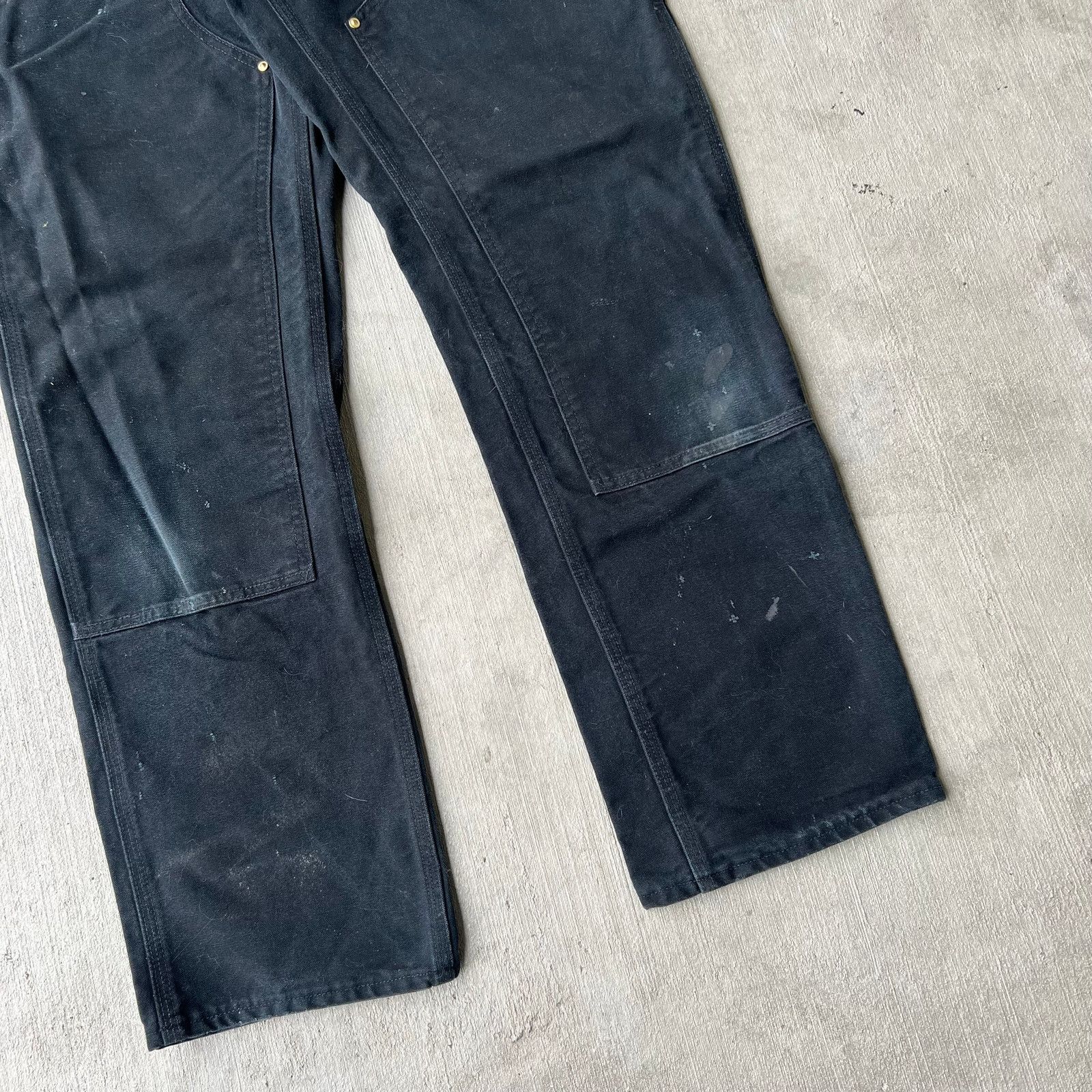 Carhartt × Vintage Carhartt black double knee work wear carpenter pants Size US 30 / EU 46 - 4 Thumbnail