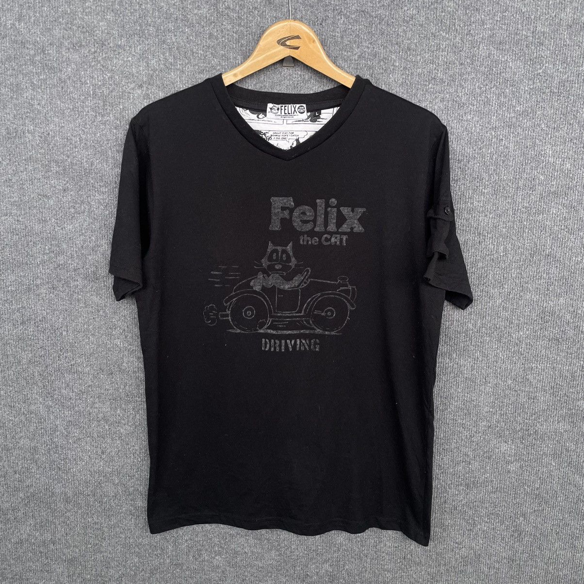 Cartoon Network × Vintage Felix The Cat USFC Driving Cartoon T Shirt Size US M / EU 48-50 / 2 - 1 Thumbnail