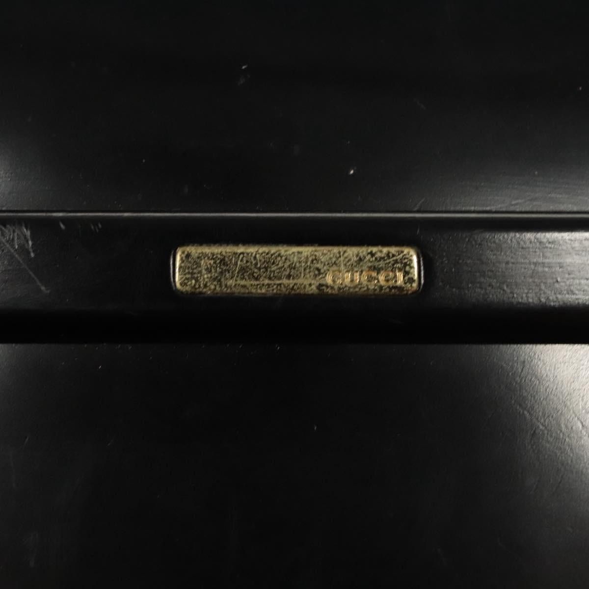 Gucci GUCCI Shoulder Bag Enamel Black 000 2058 0559 0 Size ONE SIZE - 14 Thumbnail