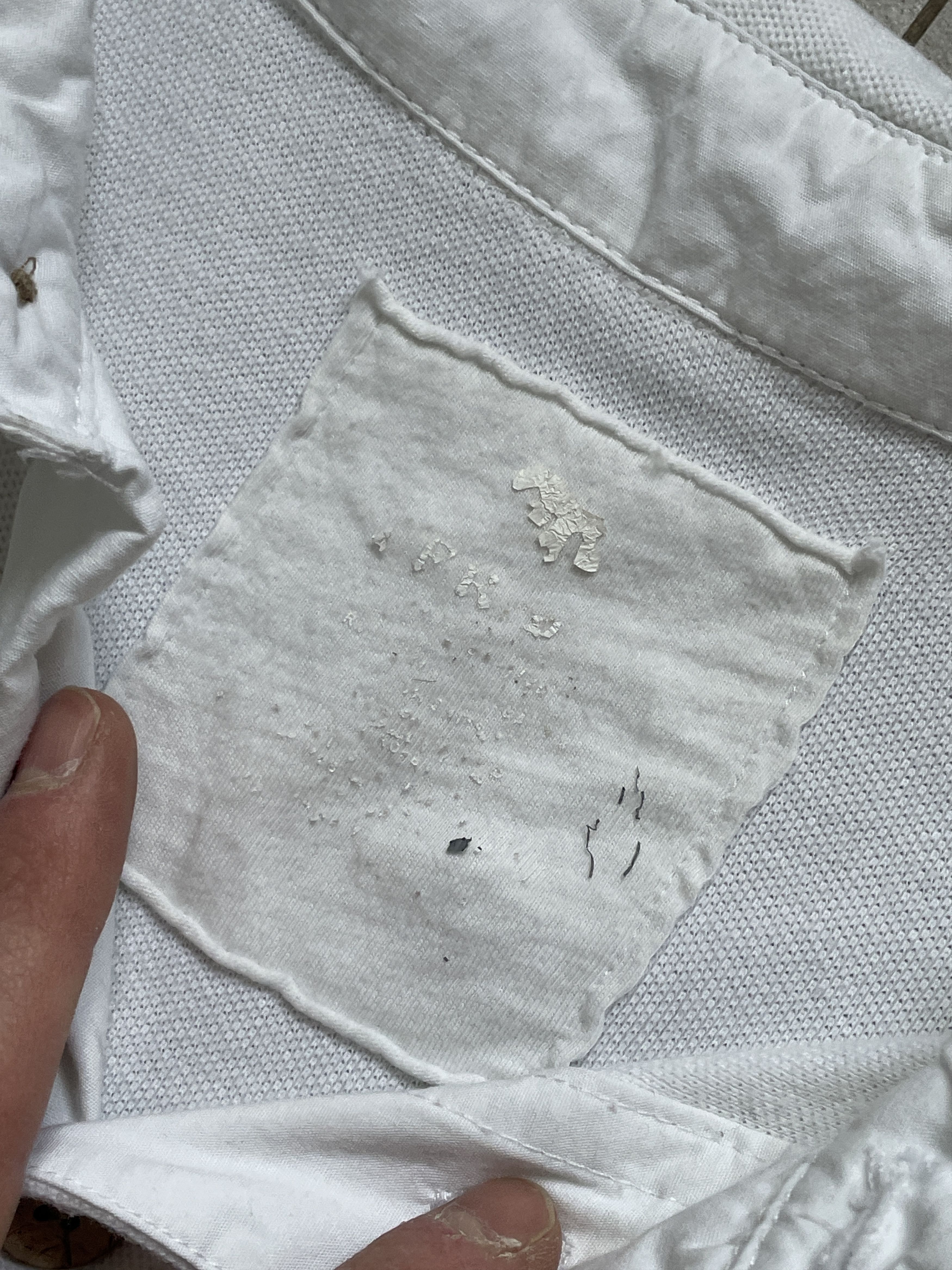 Mek Denim Y2K MEK DENIM TRUE RELIGION STYLE WHITE STITCHED POLO TEE Size US L / EU 52-54 / 3 - 4 Thumbnail