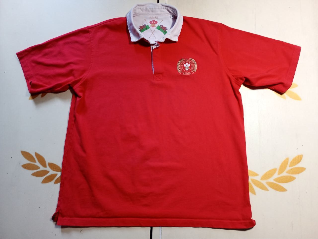 Cotton Traders × Vintage Cotton Traders Wales Rugby Shirt Vintage Size US L / EU 52-54 / 3 - 1 Thumbnail
