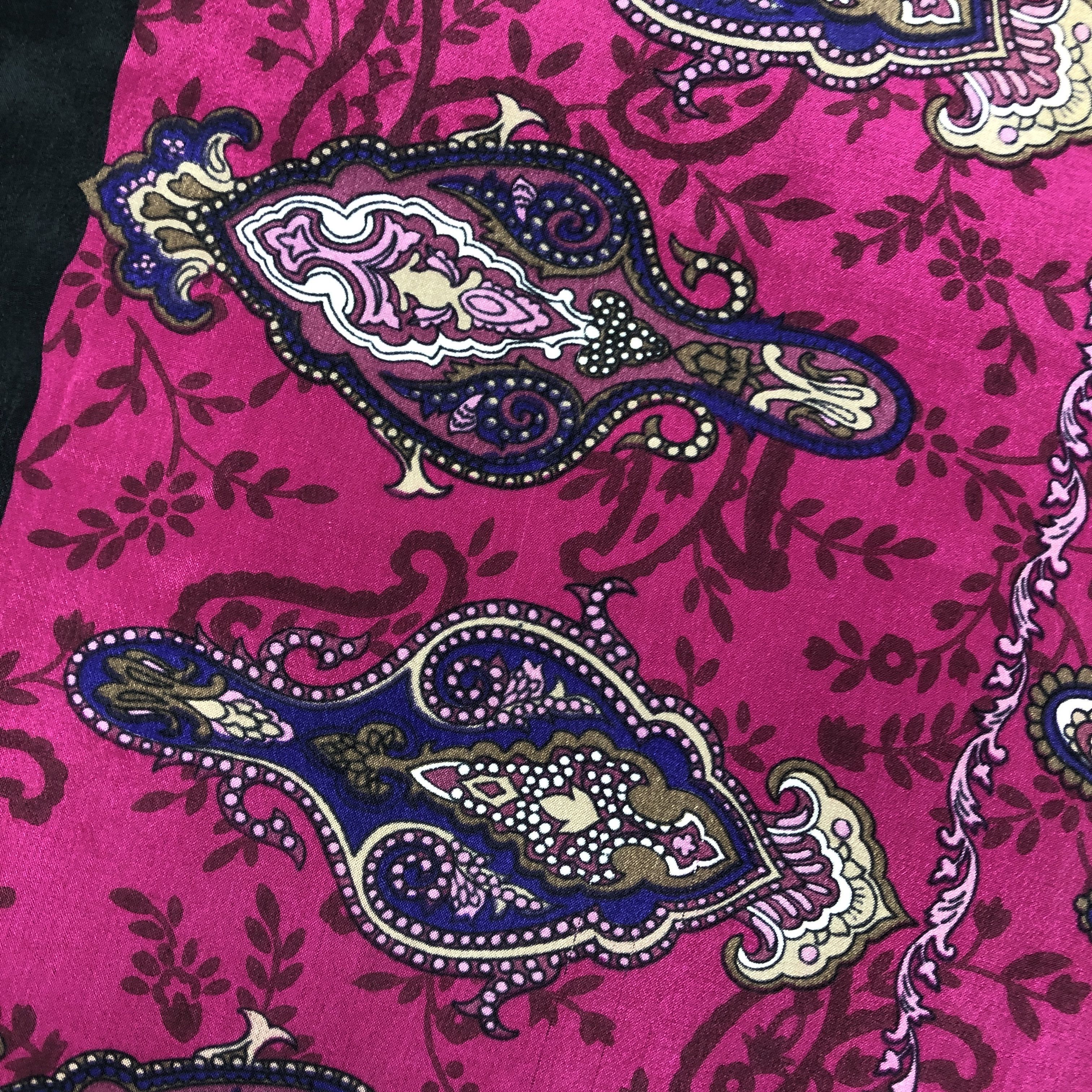 Other × Vintage Vintage SILK Scarf Twill Stole Wraps Scarves Size ONE SIZE - 11 Thumbnail