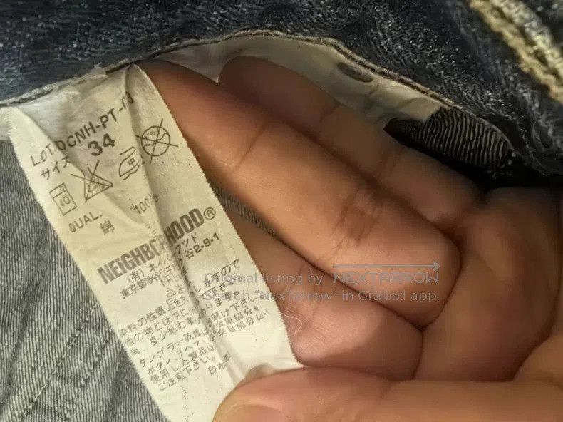Neighborhood Neighborhood Blue Denim Jeans. Size US 34 / EU 50 - 4 Thumbnail