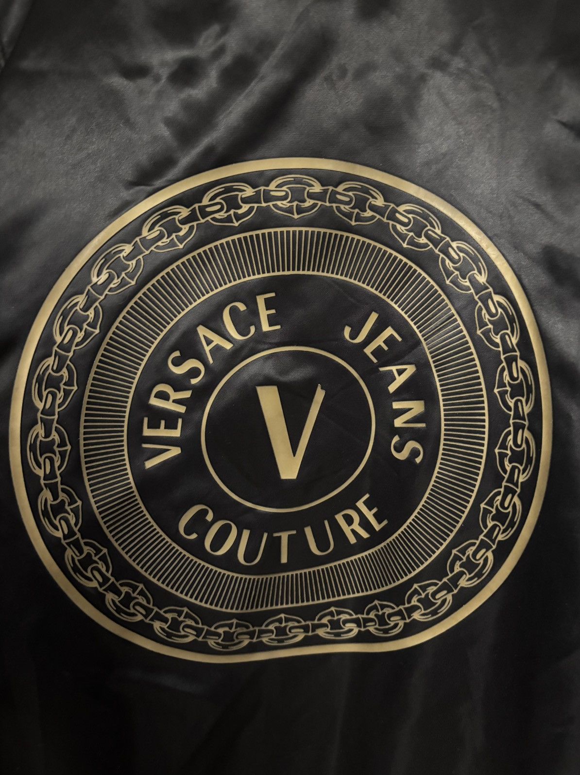 Versace Jeans Couture REVERSIBLE Versace Jeans Couture Bomber (Black/Gold) Size US L / EU 52-54 / 3 - 5 Thumbnail