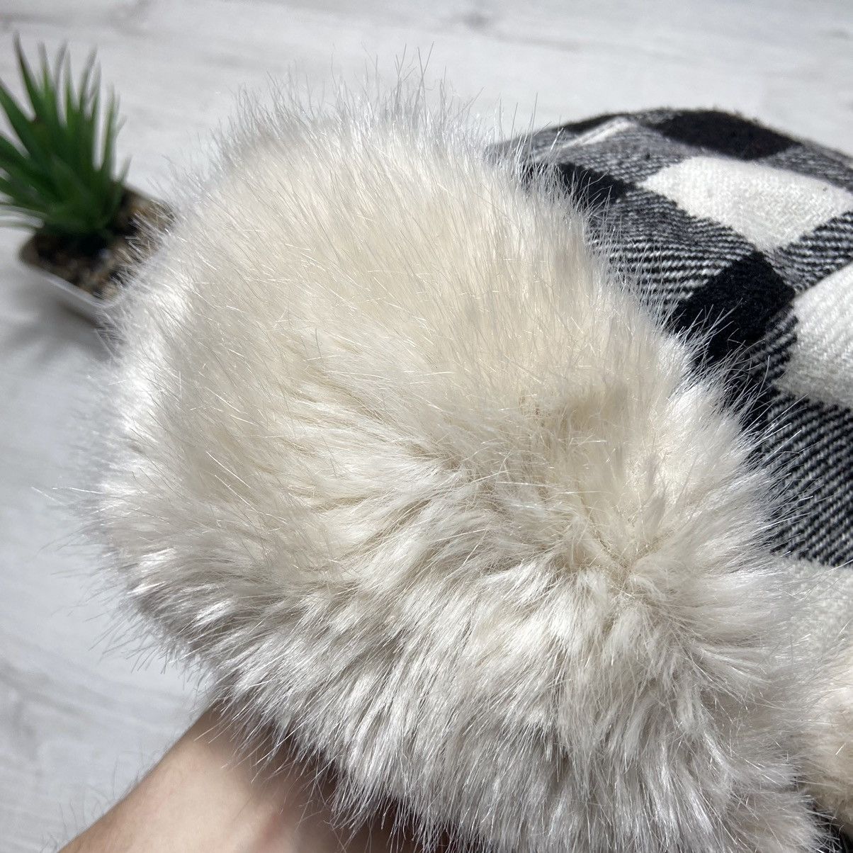 Hysteric Glamour × Vintage 📌 Vintage Fur Fuzy Mohair Y2K Ushanka Hat Size ONE SIZE - 3 Thumbnail