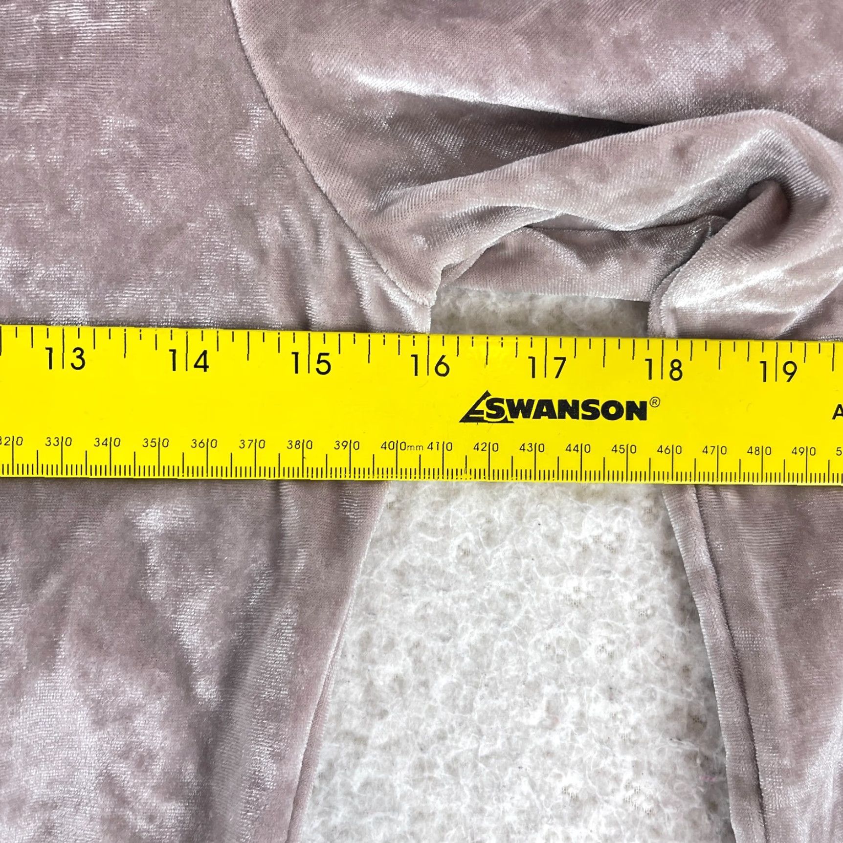 & Other Stories & Other Stories Shirt Womens Size 6 Pink Crushed Velvet Mock Neck Long Sleeve Size M / US 6-8 / IT 42-44 - 5 Thumbnail
