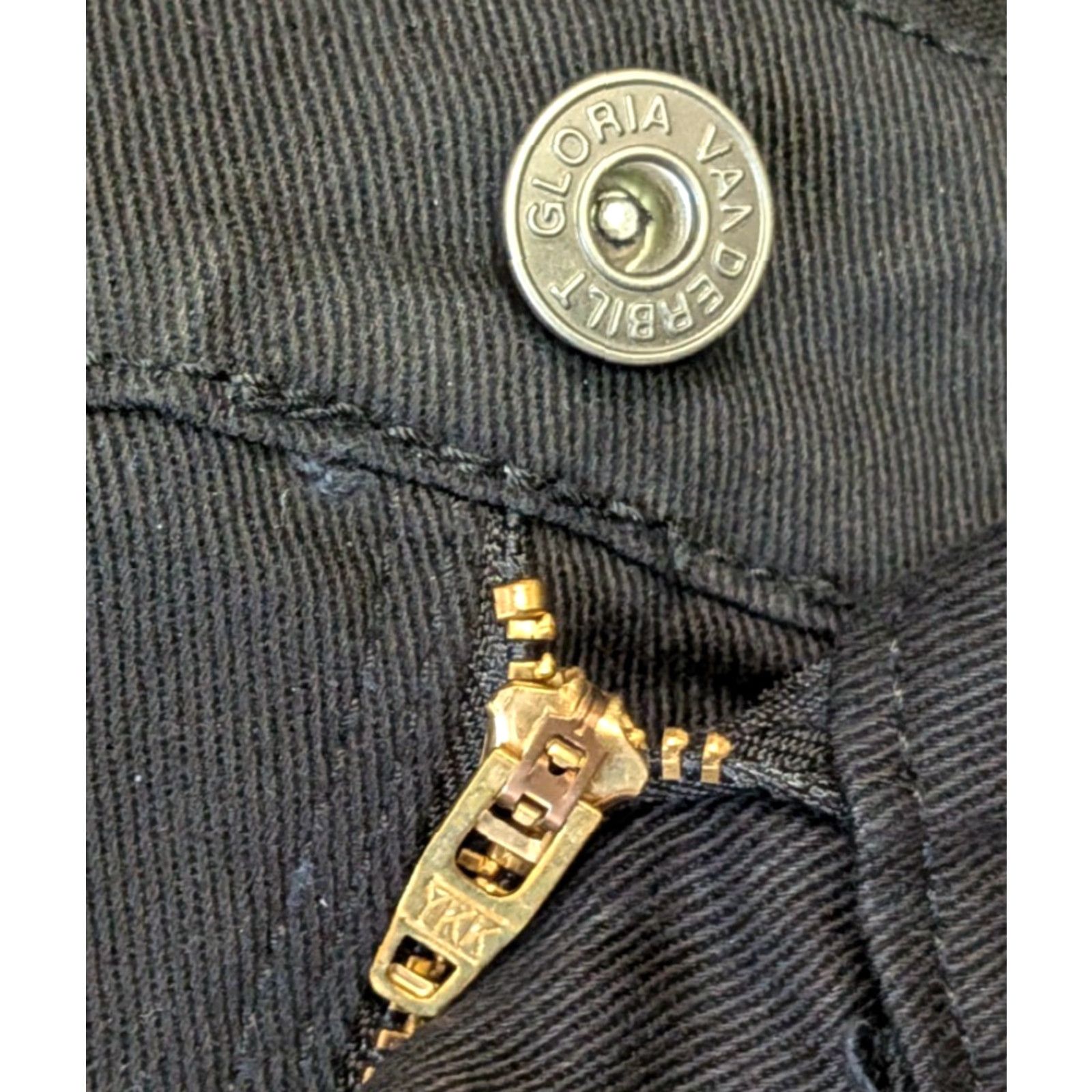 Gloria Vanderbilt VINTAGE Gloria Vanderbilt Amanda Classic Fit 16W Short Mid Rise Womens Black Jeans #120925 BL Size 38" / US 16 / IT 52 - 4 Thumbnail