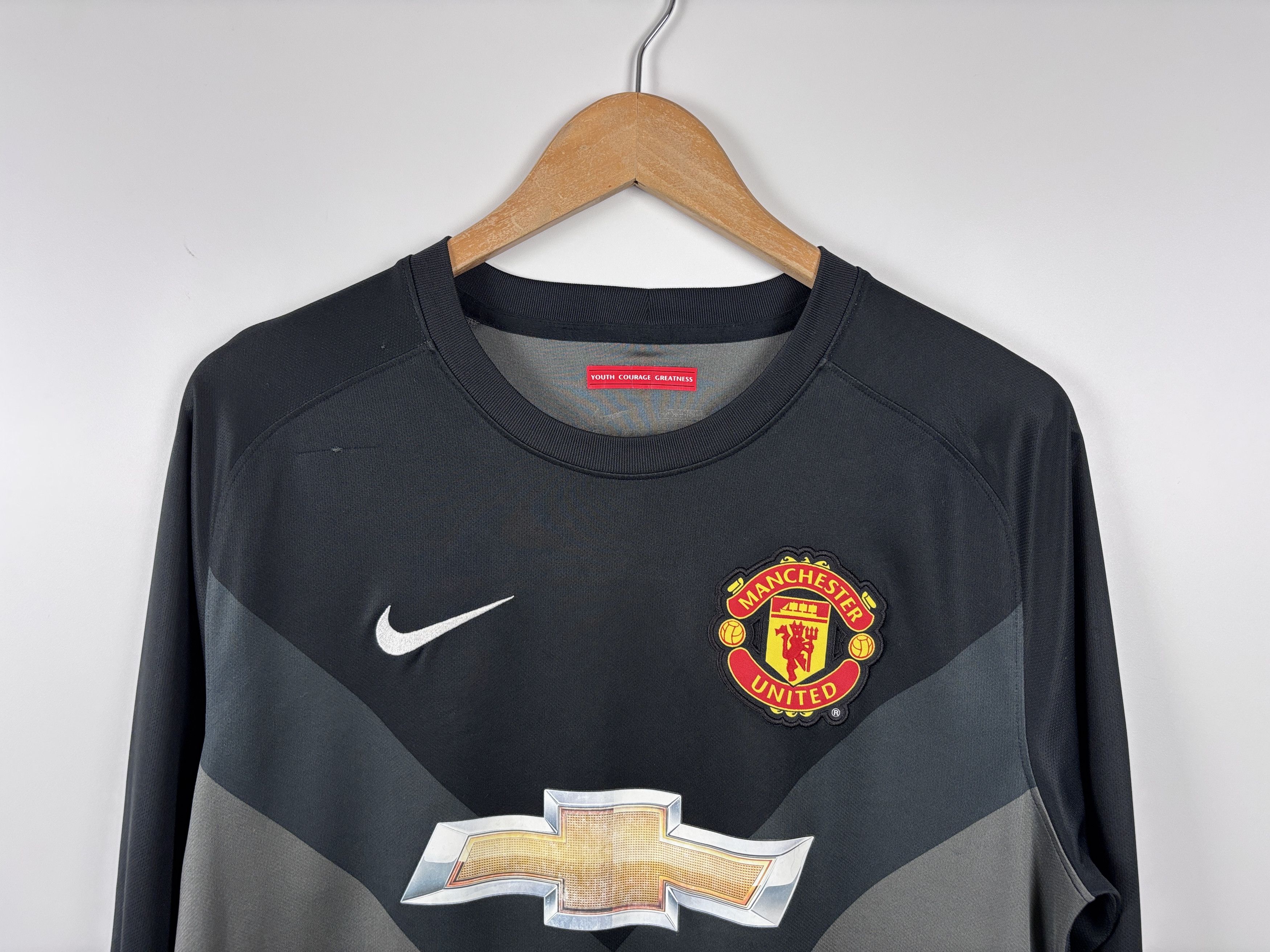 Nike Manchester United 2014-15 Away Goalkeeper Jersey Nike M Size US M / EU 48-50 / 2 - 2 Thumbnail