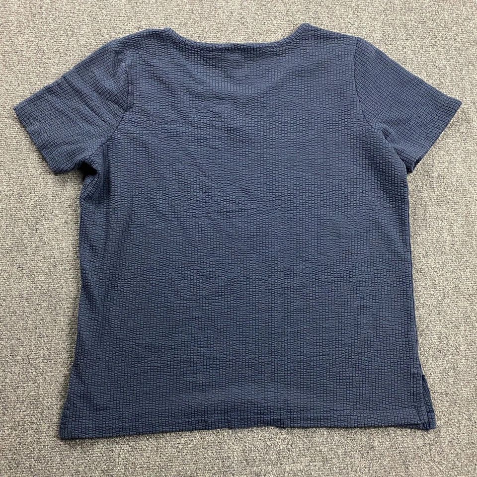 Other Emily Daniels Top Women's Blue Casual Cotton Blend Adults XL Size XL / US 12-14 / IT 48-50 - 6 Thumbnail