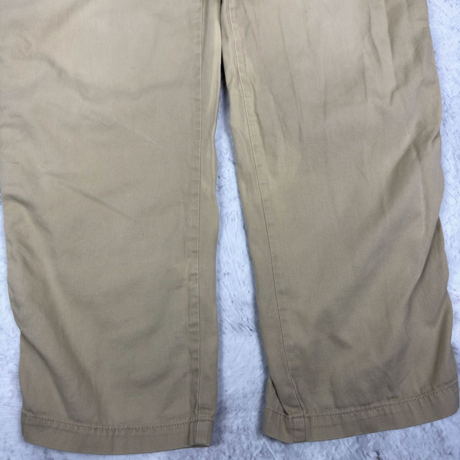 Stussy Stüssy Men's Khaki Straight Leg Classic Compact Pants Small Size US 30 / EU 46 - 4 Thumbnail