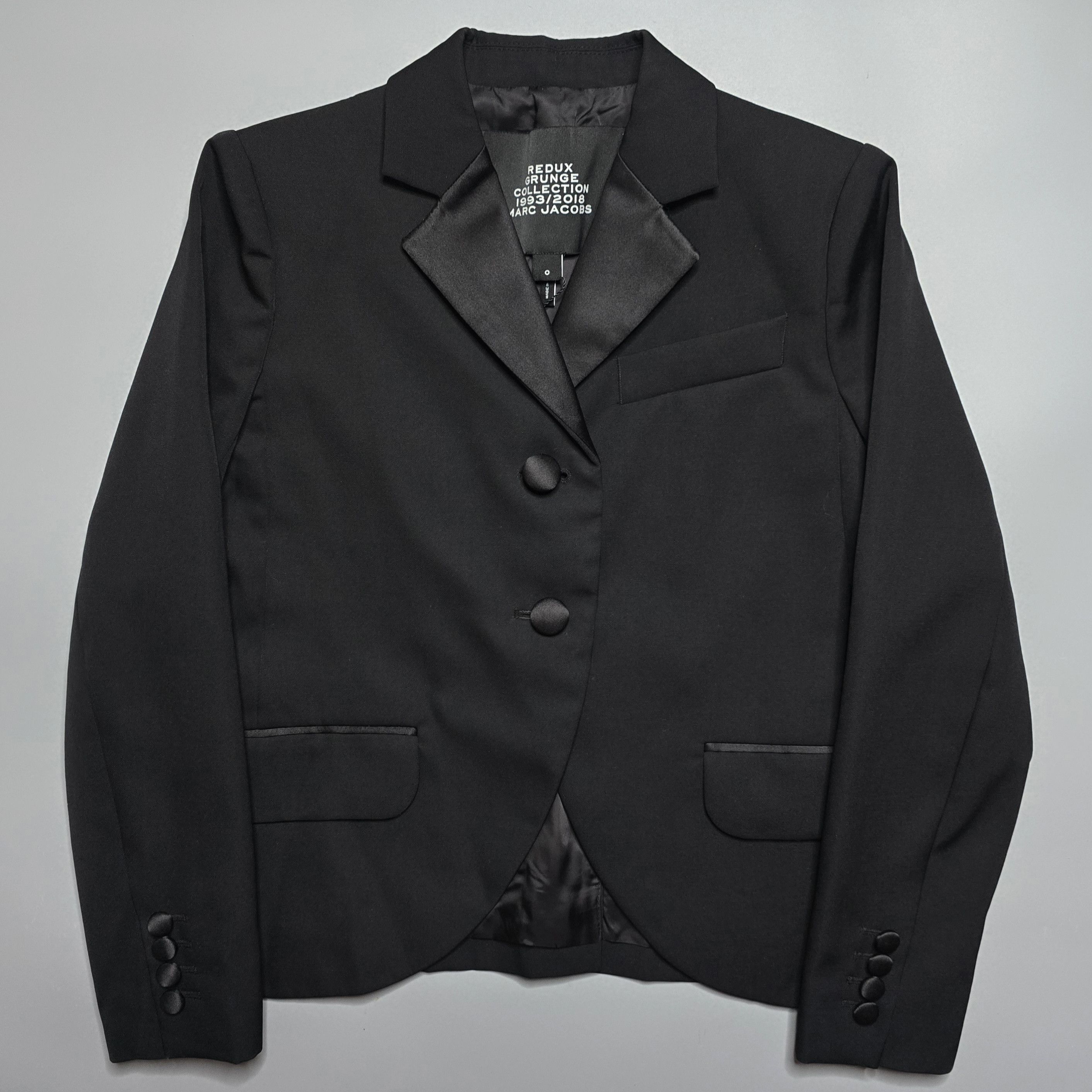 Marc Jacobs Marc Jacobs - Redux Grunge Collection Blazer Jacket Size XS / US 0-2 / IT 36-38 - 2 Thumbnail