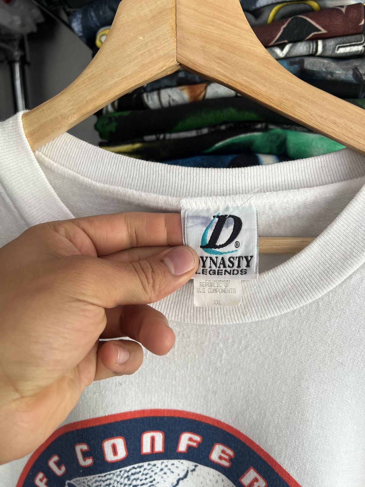 NFL 1998 Denver Broncos AFC Conference Super Bowl XXXII Crewneck Size US XXL / EU 58 / 5 - 2 Thumbnail