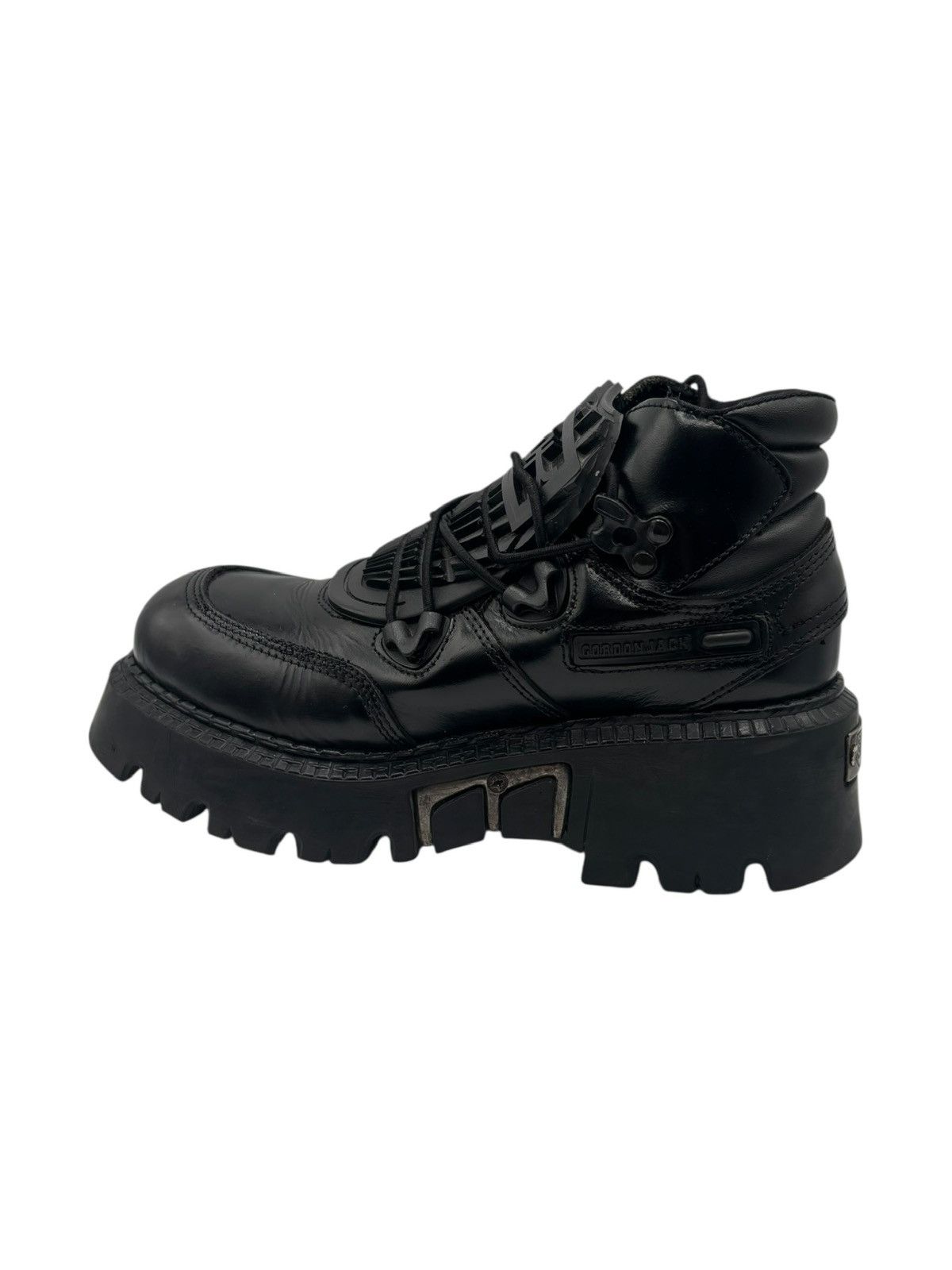 New Rock Vintage Gordon Jack black platform boots Size 39 Size US 9 / IT 39 - 7 Thumbnail