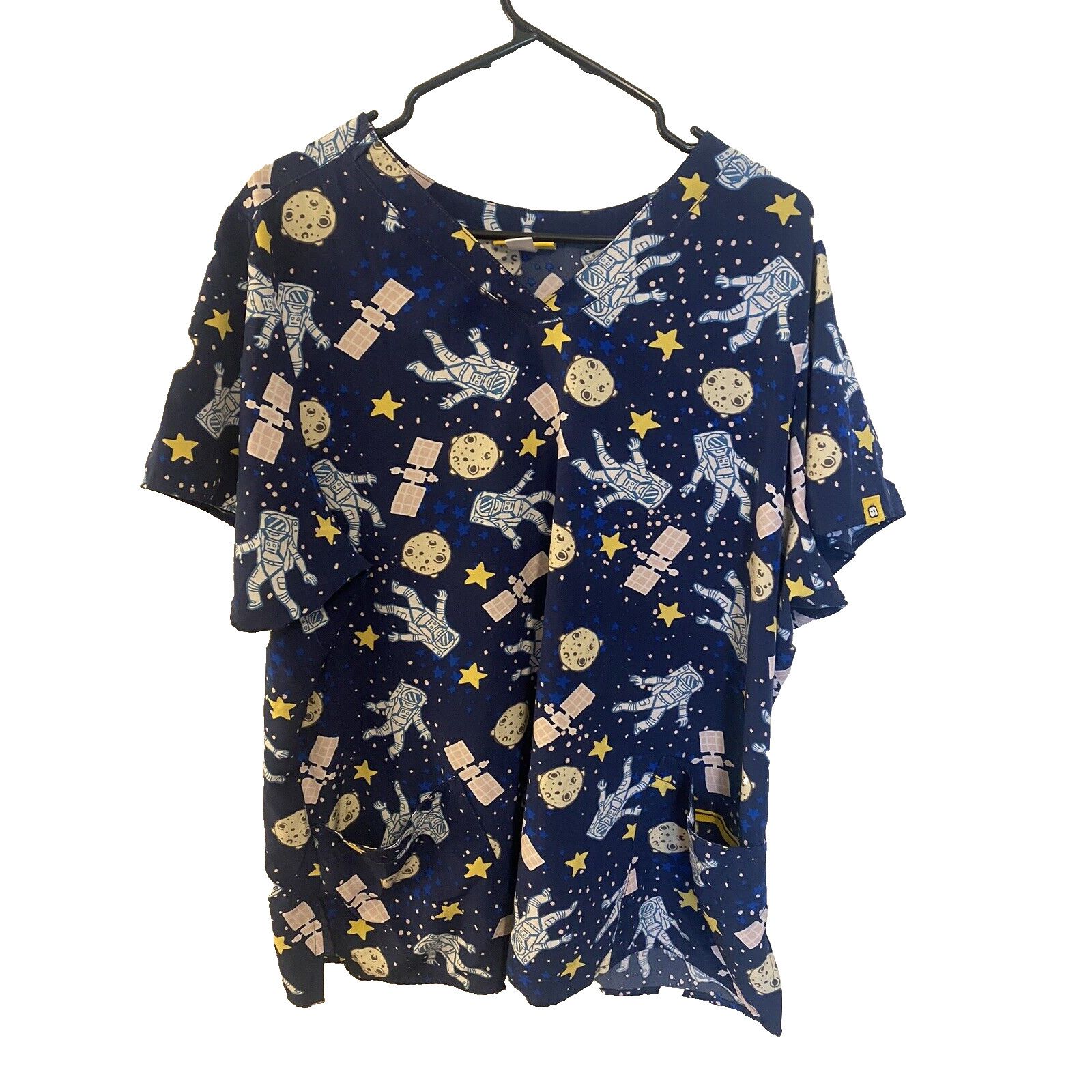 & Other Stories 1 PAIR OF WOMEN'S SILKY SCRUB TOP EASY STRETCH SIZE 2XL Size XXL / US 16-18 / IT 52-54 - 5 Thumbnail